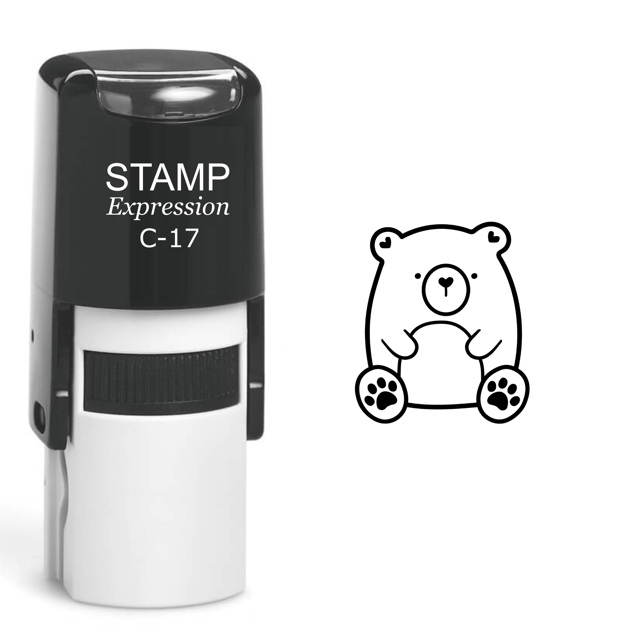 Cute Baby Bear Self Inking Rubber Stamp (SH-60087)