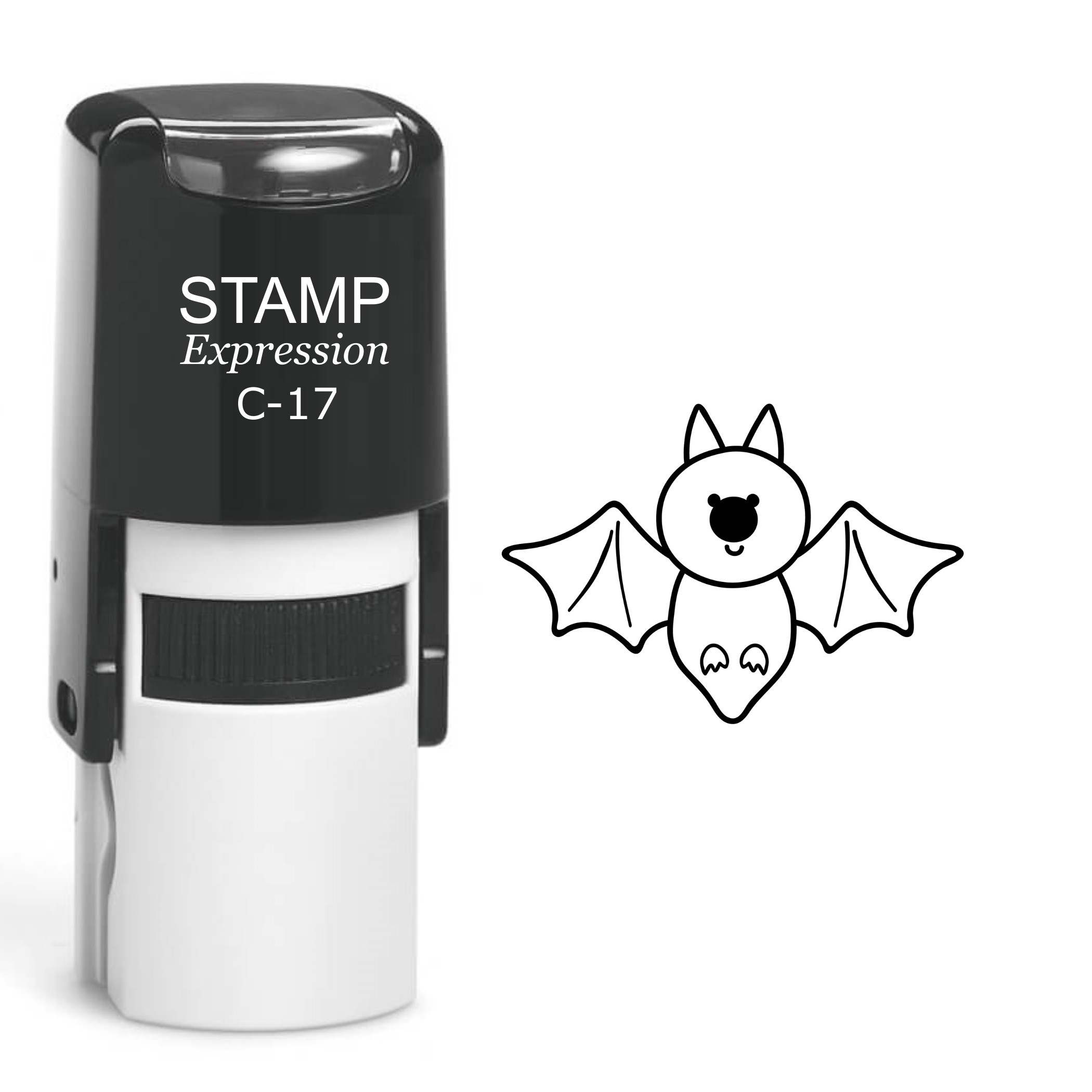 Cute Baby Bat Self Inking Rubber Stamp (SH-60089)