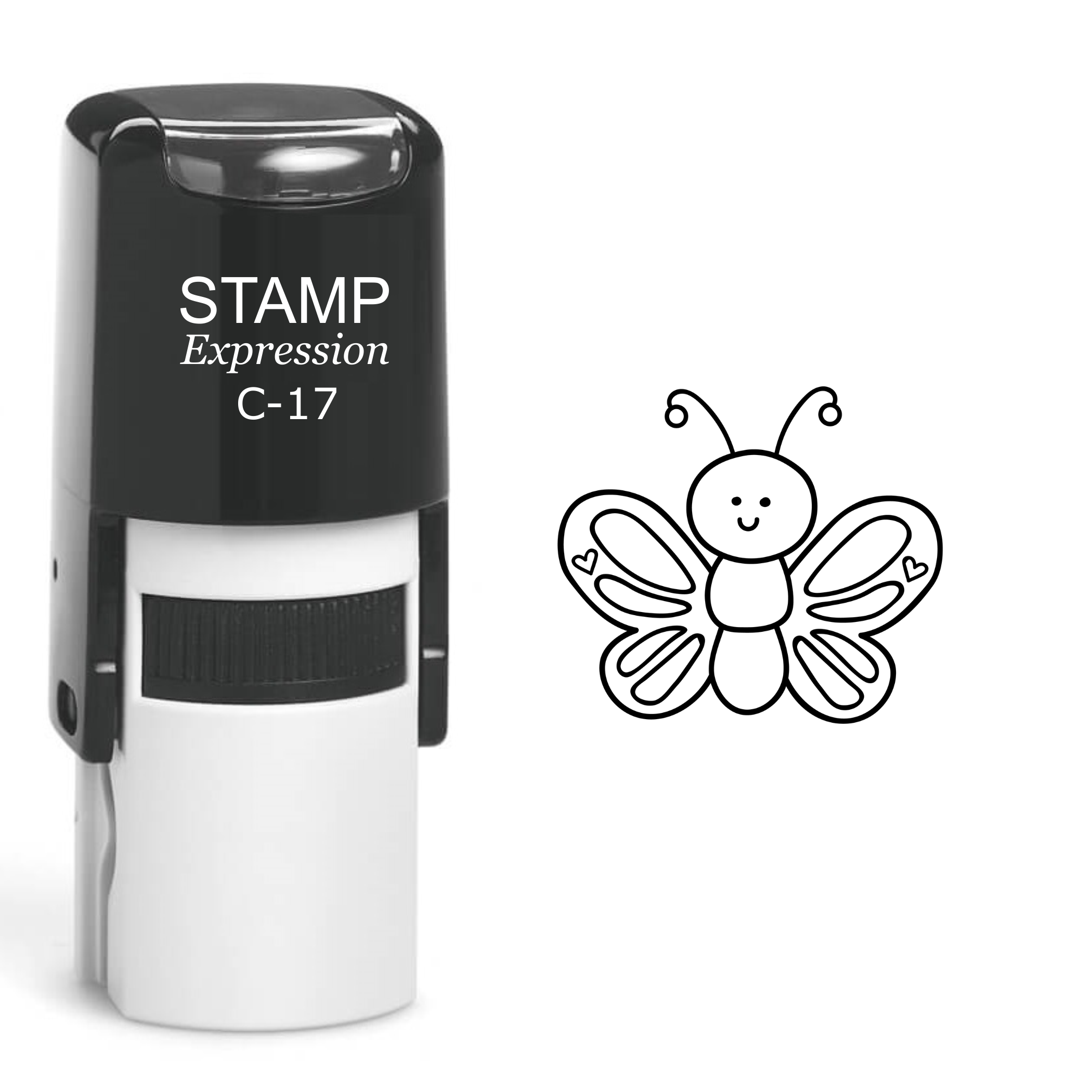 Baby Butterfly Self Inking Rubber Stamp (SH-60091)