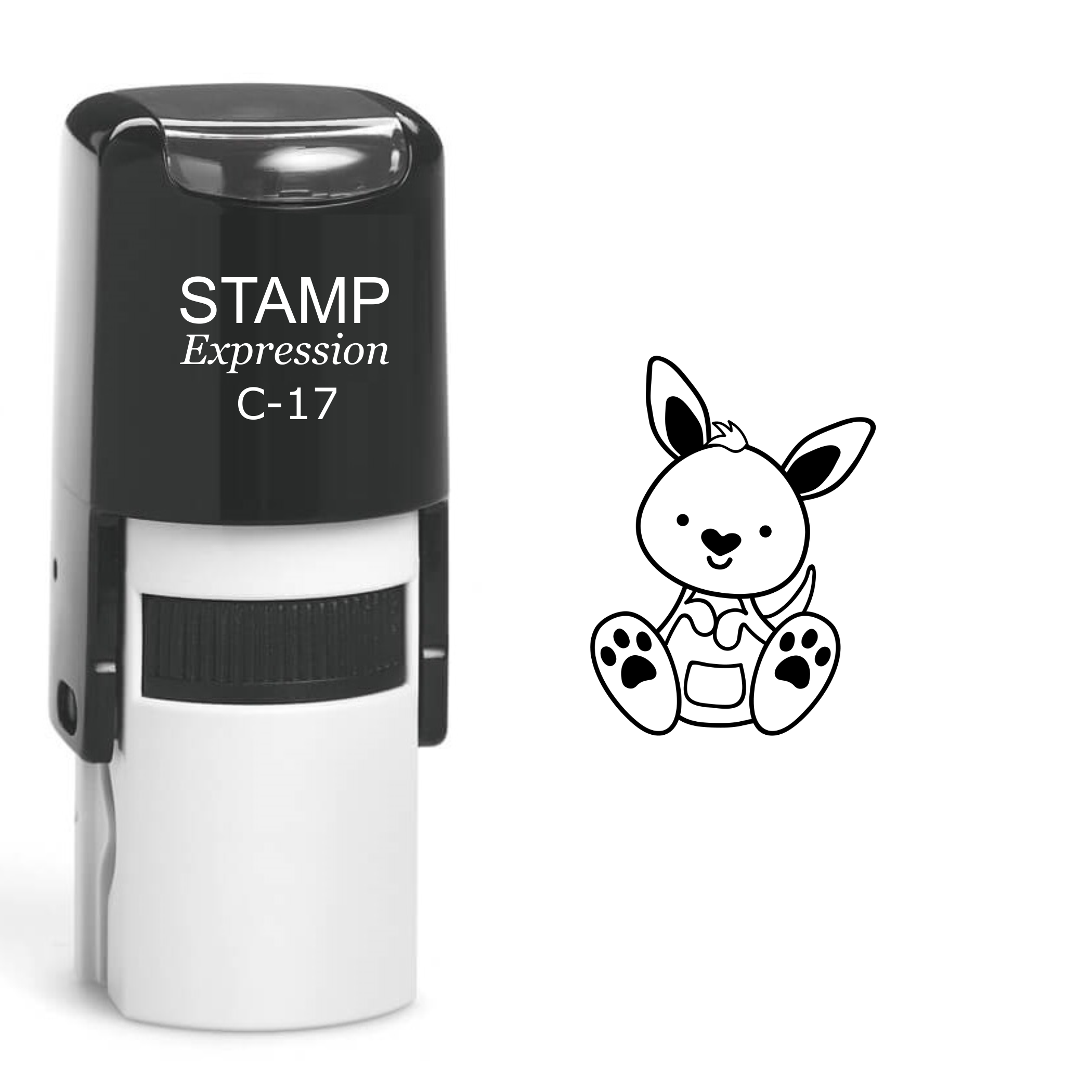 Baby Kangaroo Self Inking Rubber Stamp (SH-60092)