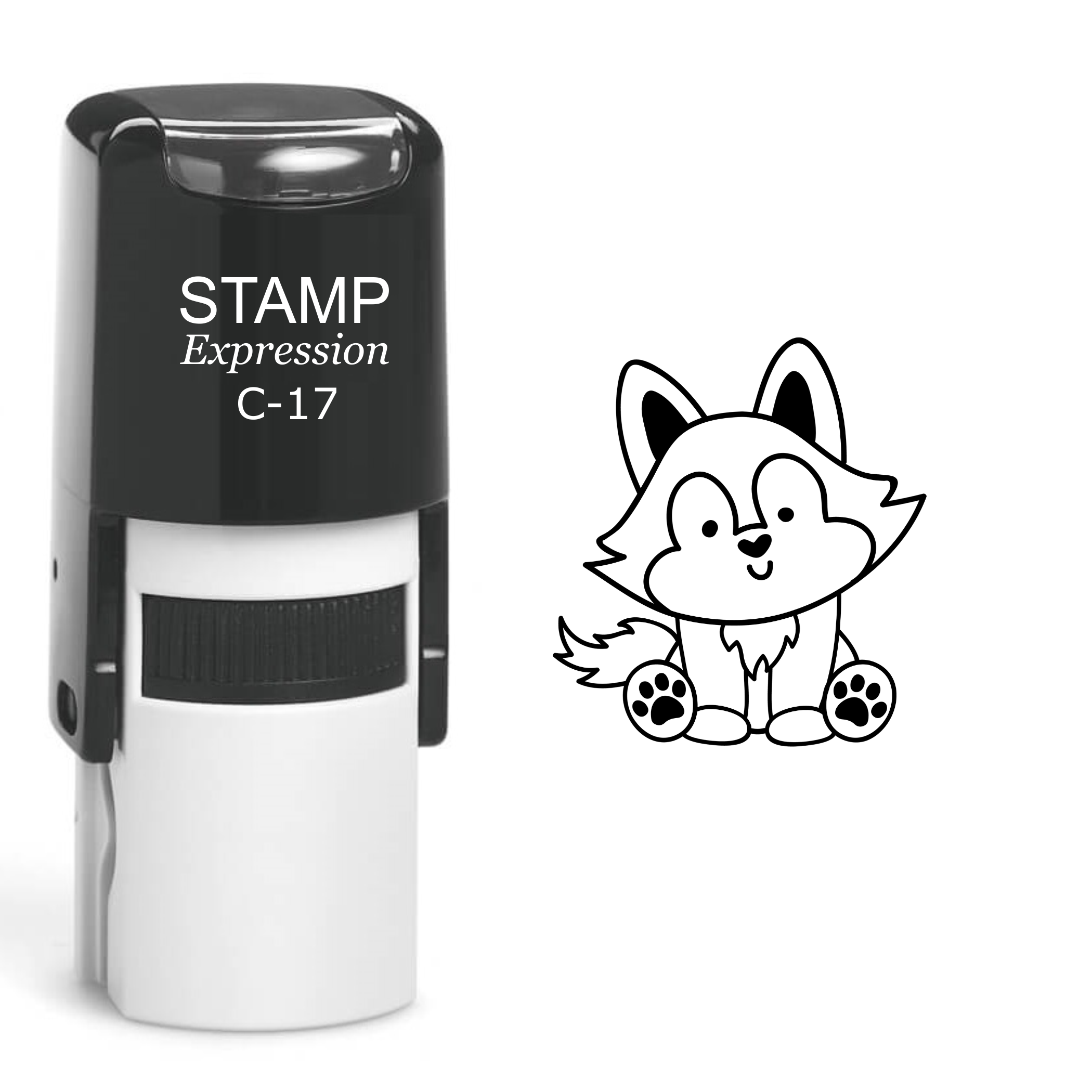Baby Fox Self Inking Rubber Stamp (SH-60094)