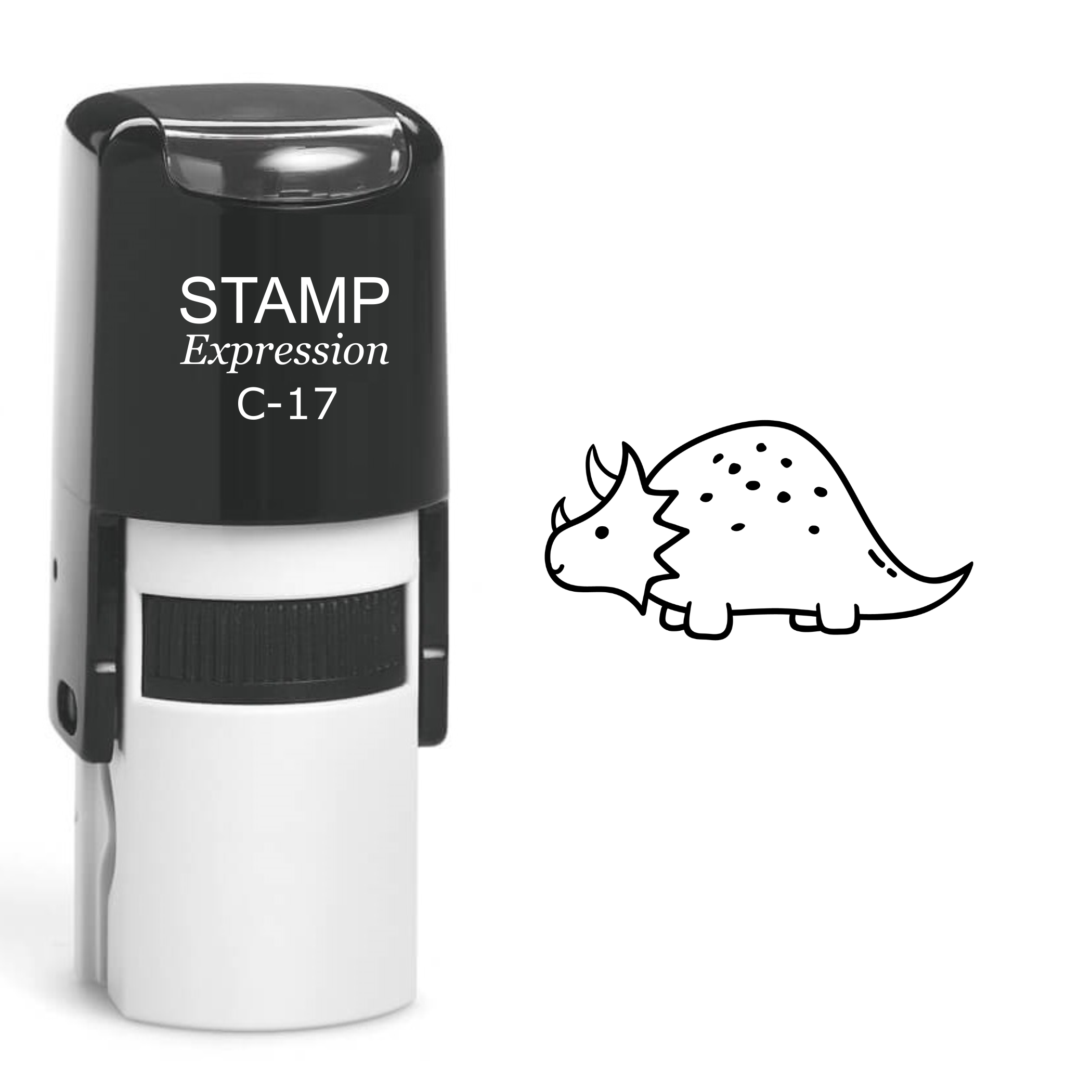 Baby Brontosaurus Dinosaur Self Inking Rubber Stamp (SH-60099)