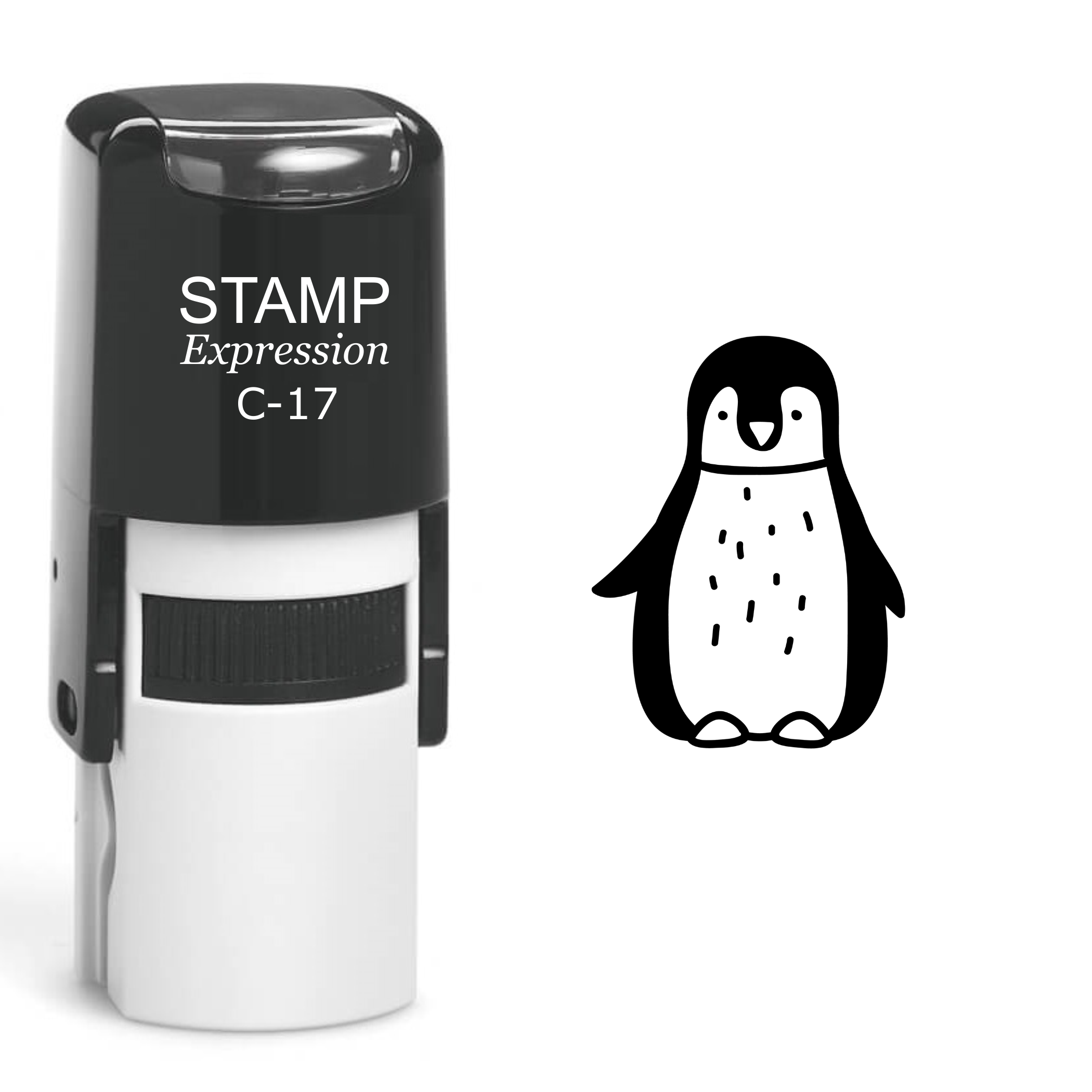 Baby Penguin Self Inking Rubber Stamp (SH-60106)