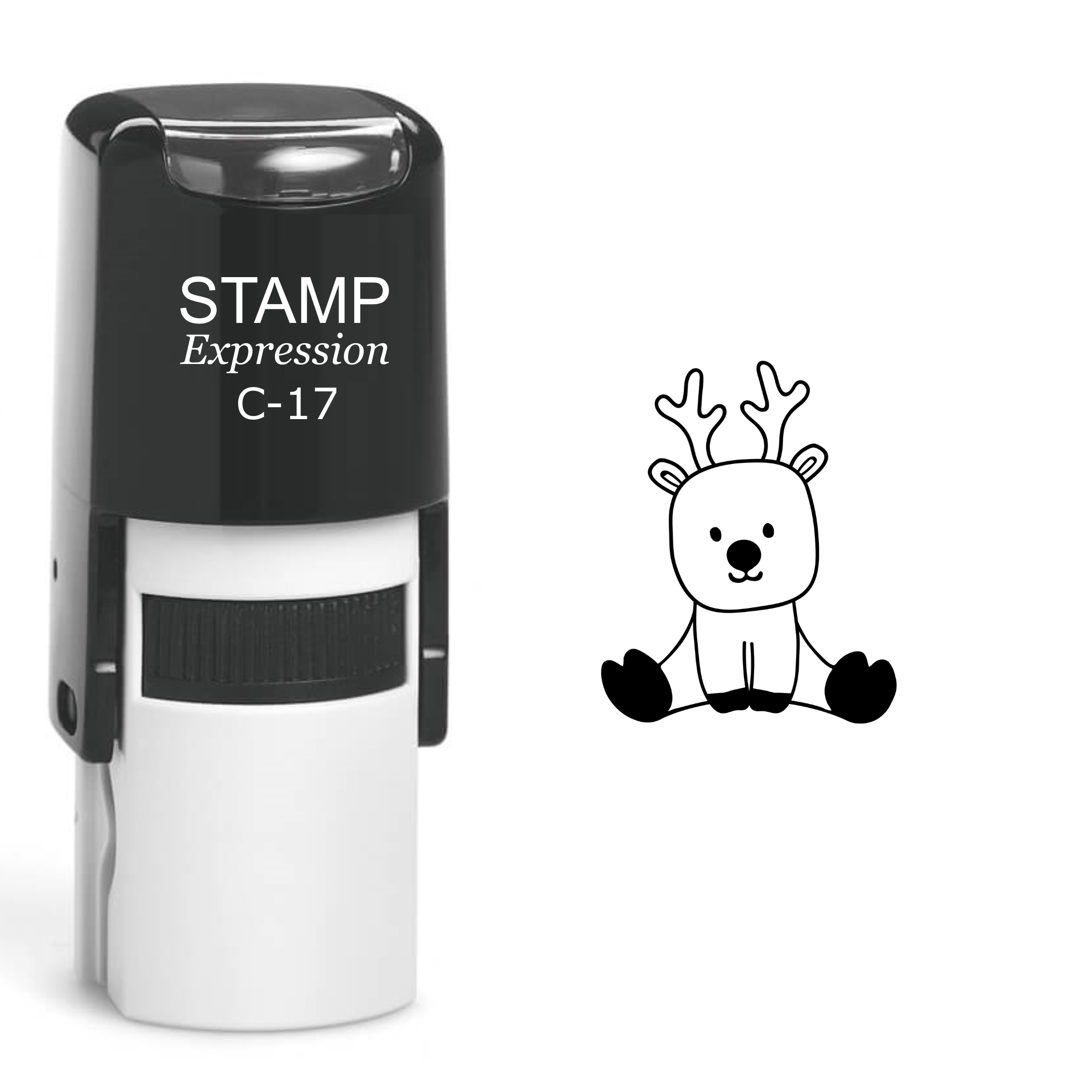 Baby Reindeer Self Inking Rubber Stamp (SH-60120)