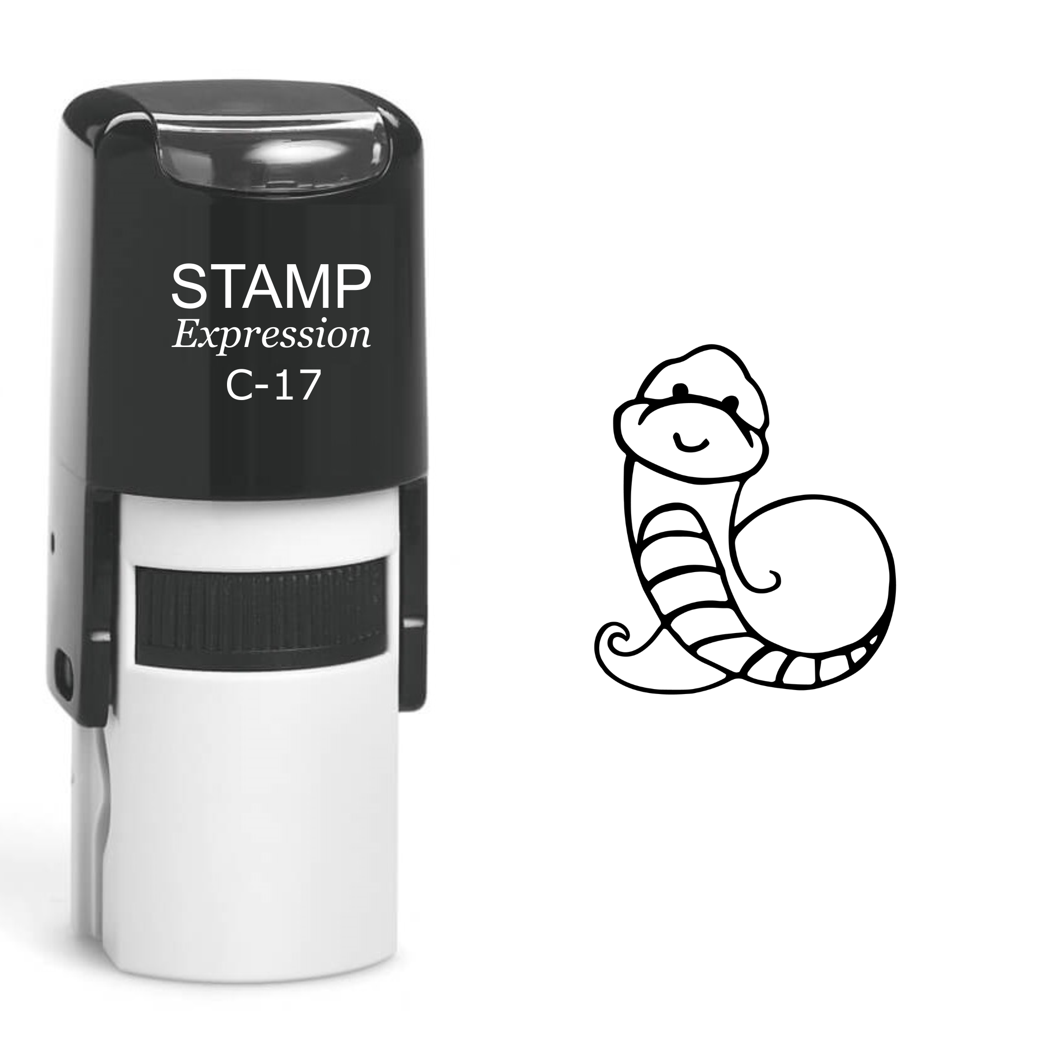 Baby Snake Cobra Self Inking Rubber Stamp (SH-60122)