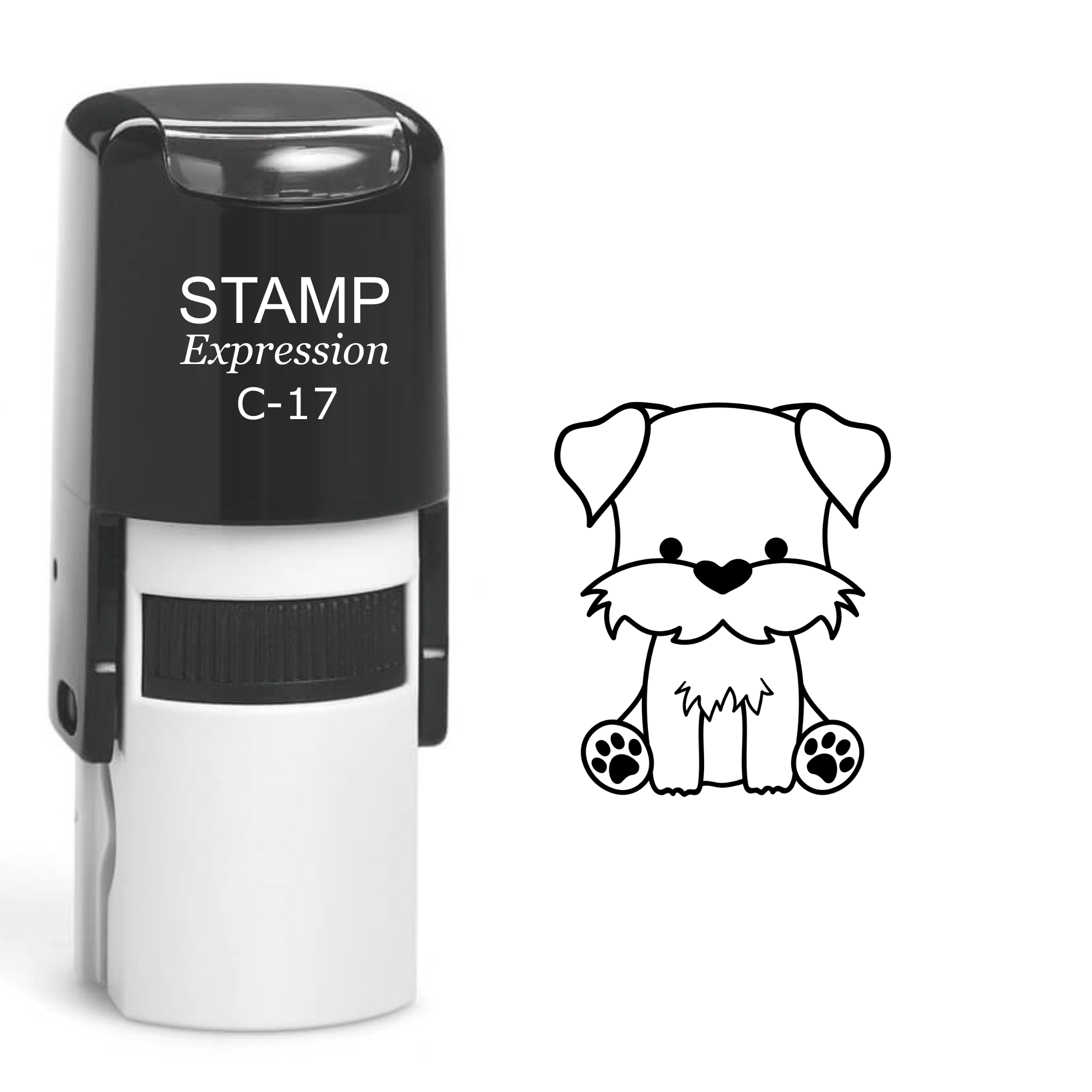 Cute Little Puppy Self Inking Rubber Stamp (SH-60125)