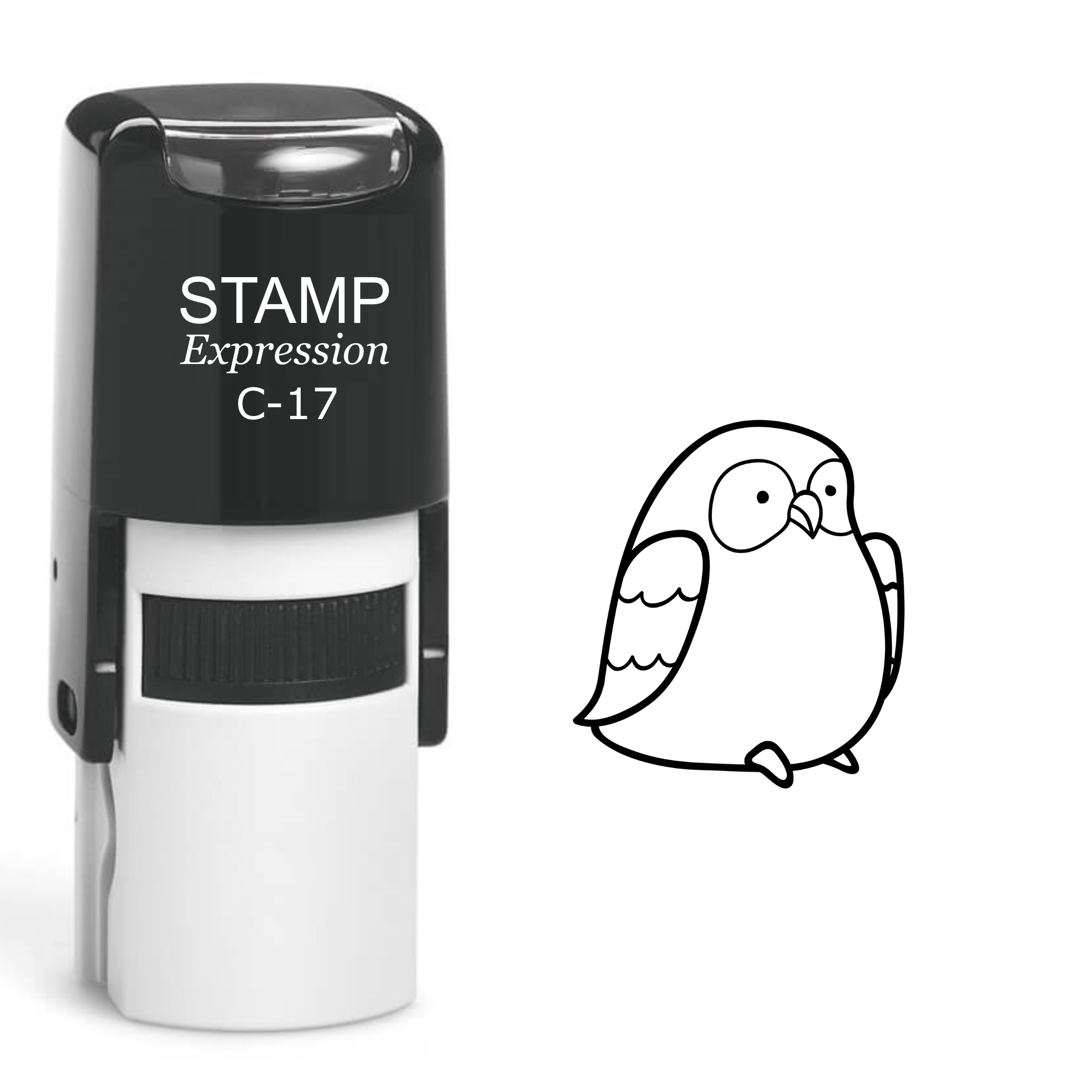 Baby Owl Self Inking Rubber Stamp (SH-60129)
