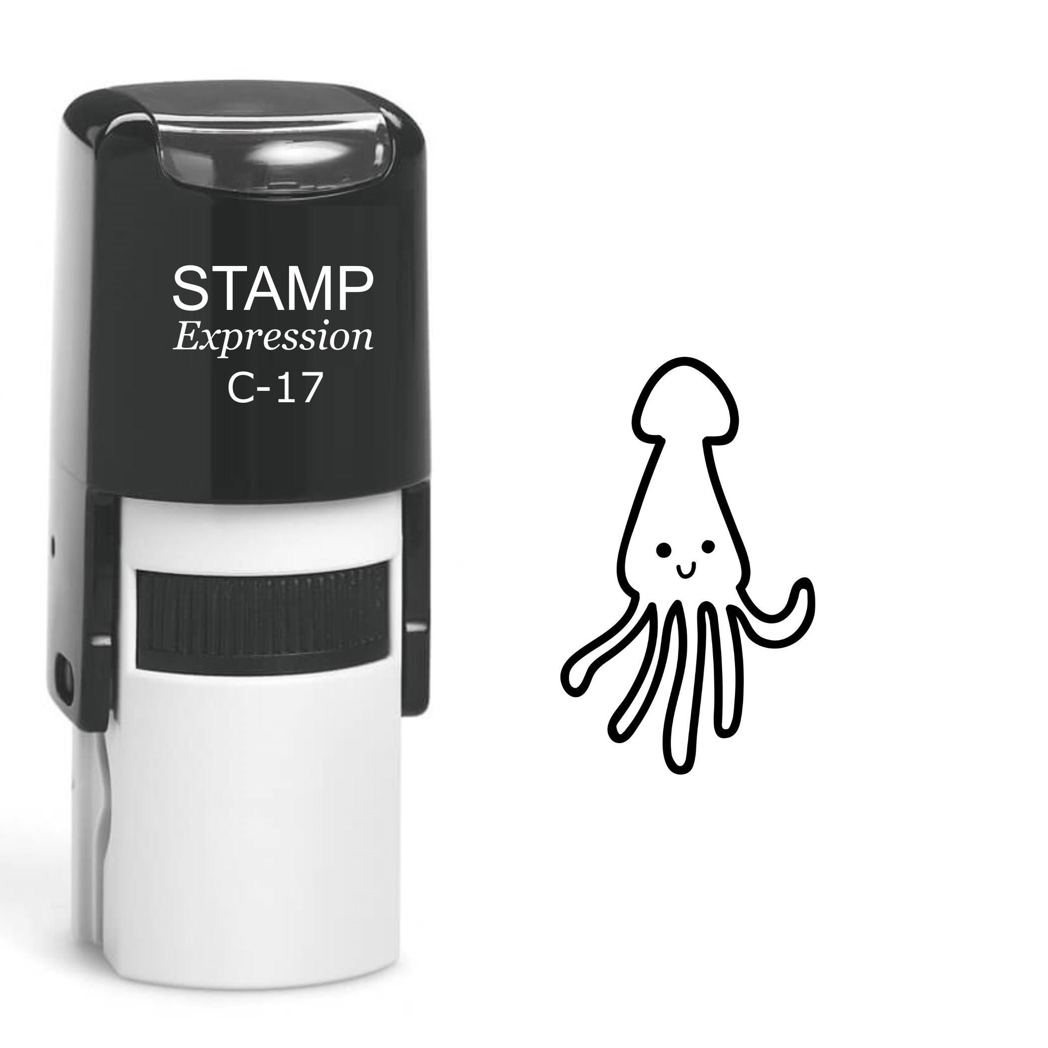 Baby Squid Self Inking Rubber Stamp (SH-60131)