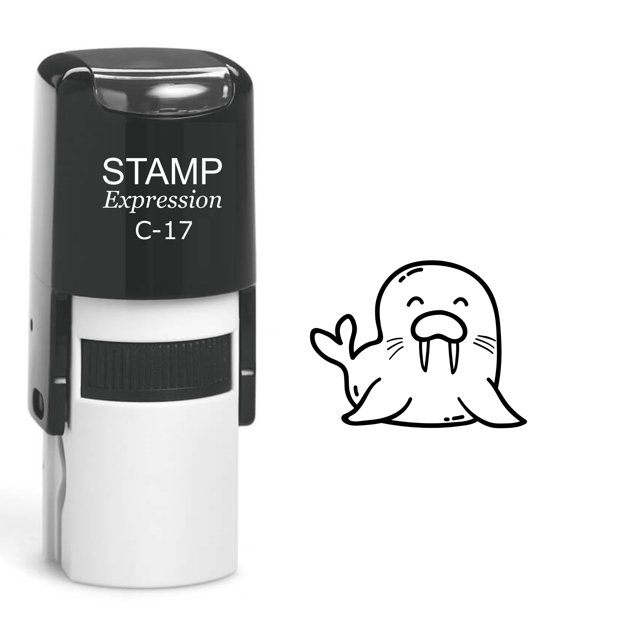 Baby Walrus Self Inking Rubber Stamp (SH-60133)