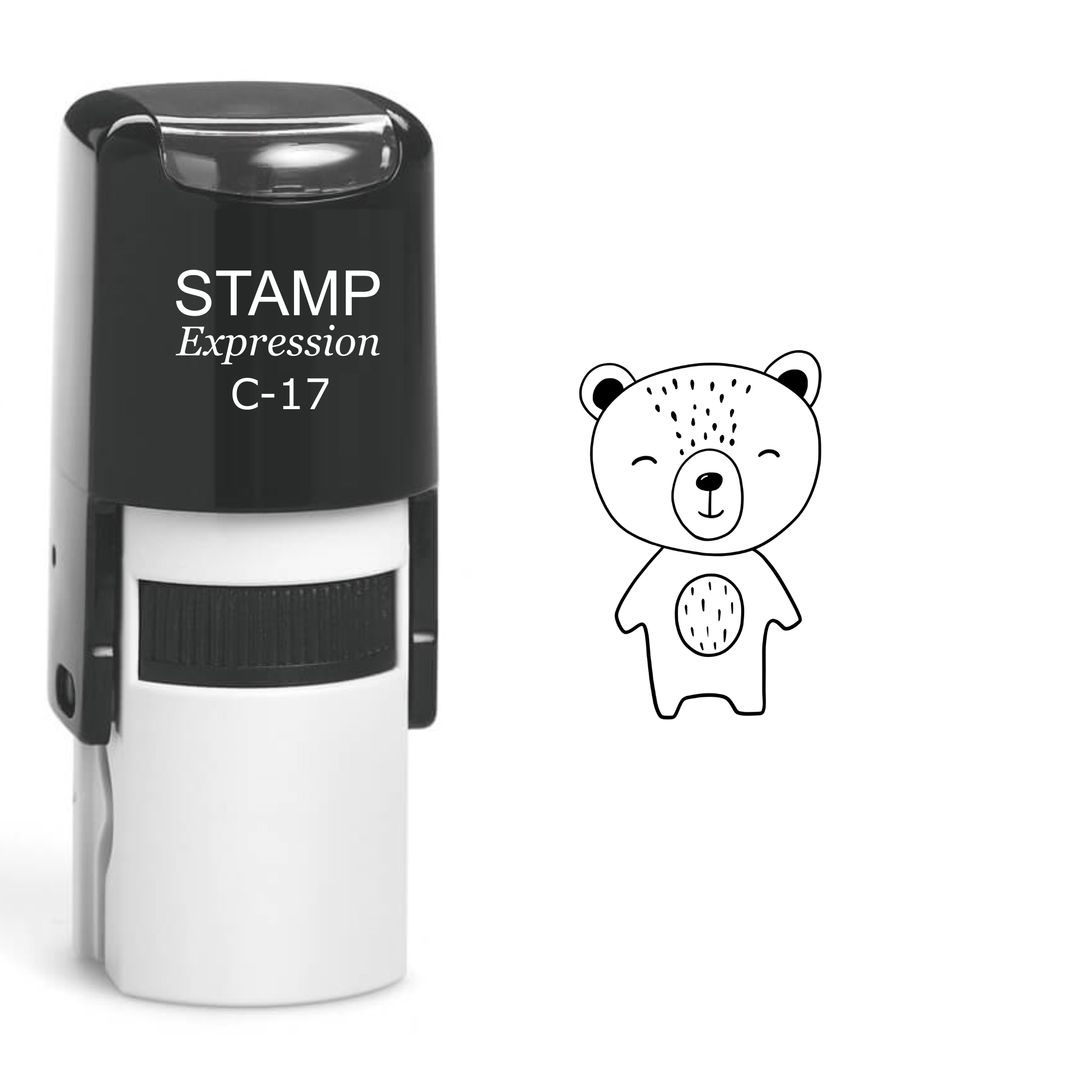 Cute Baby Bear Self Inking Rubber Stamp (SH-60164)