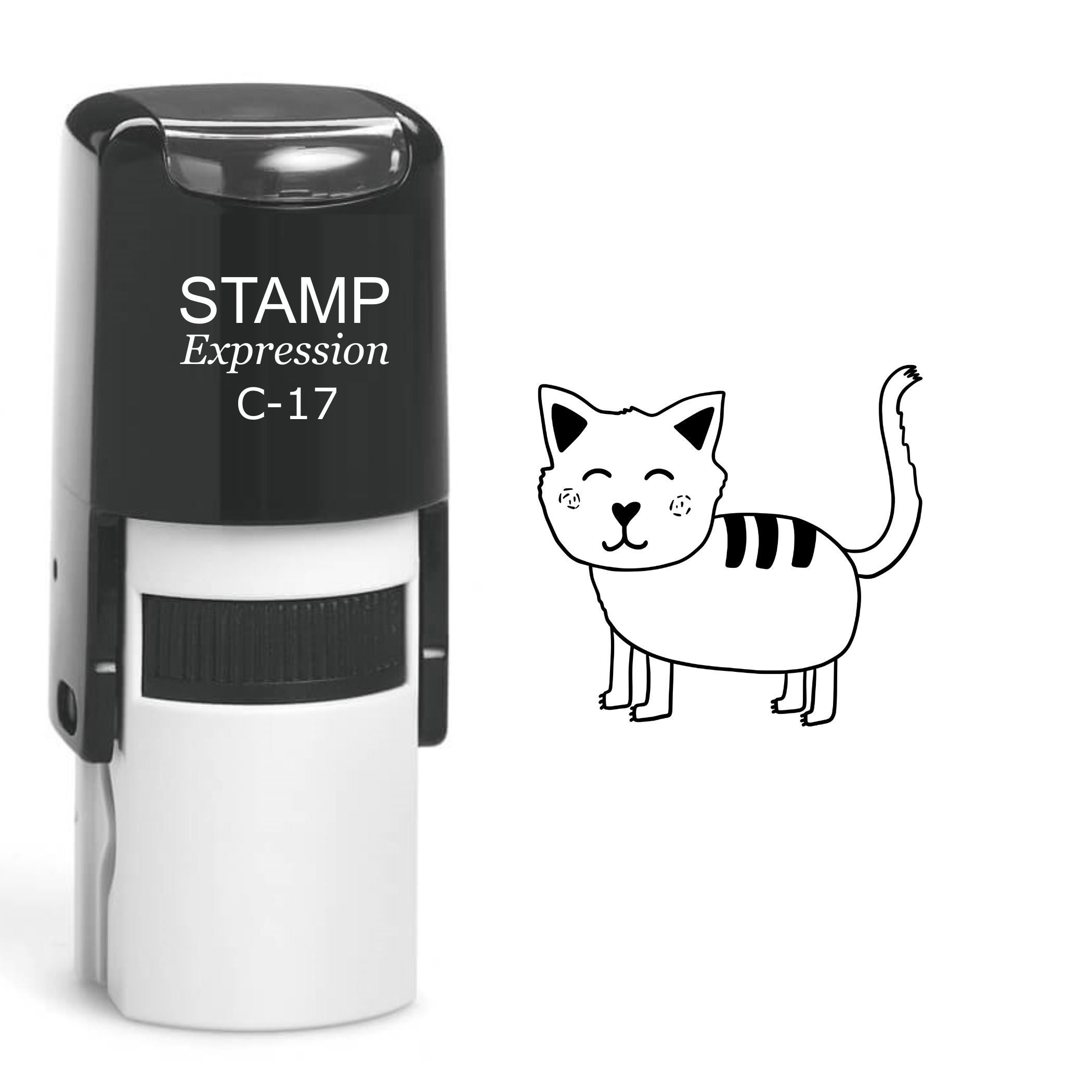 Cat Self Inking Rubber Stamp (SH-60183)