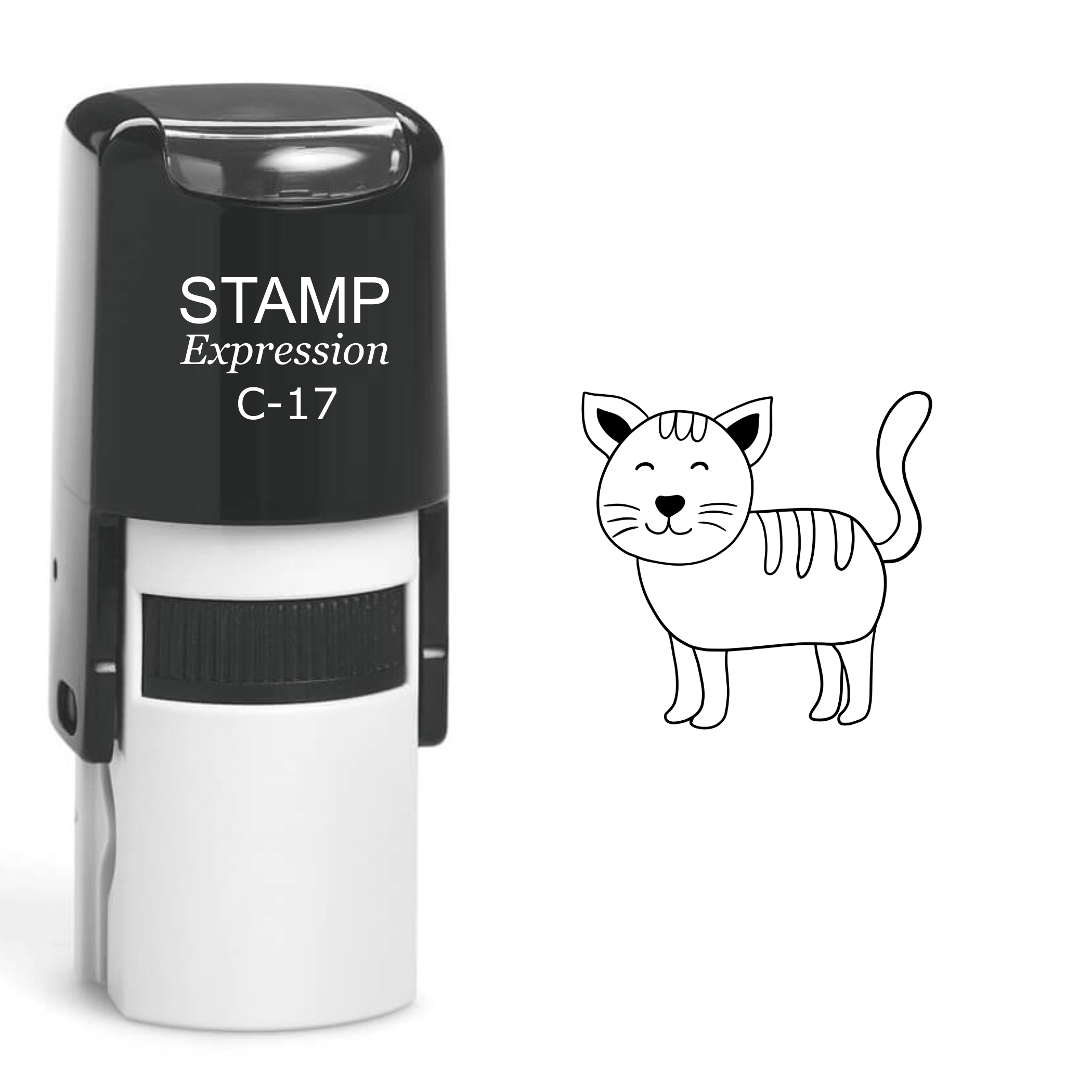 Cat Self Inking Rubber Stamp (SH-60184)