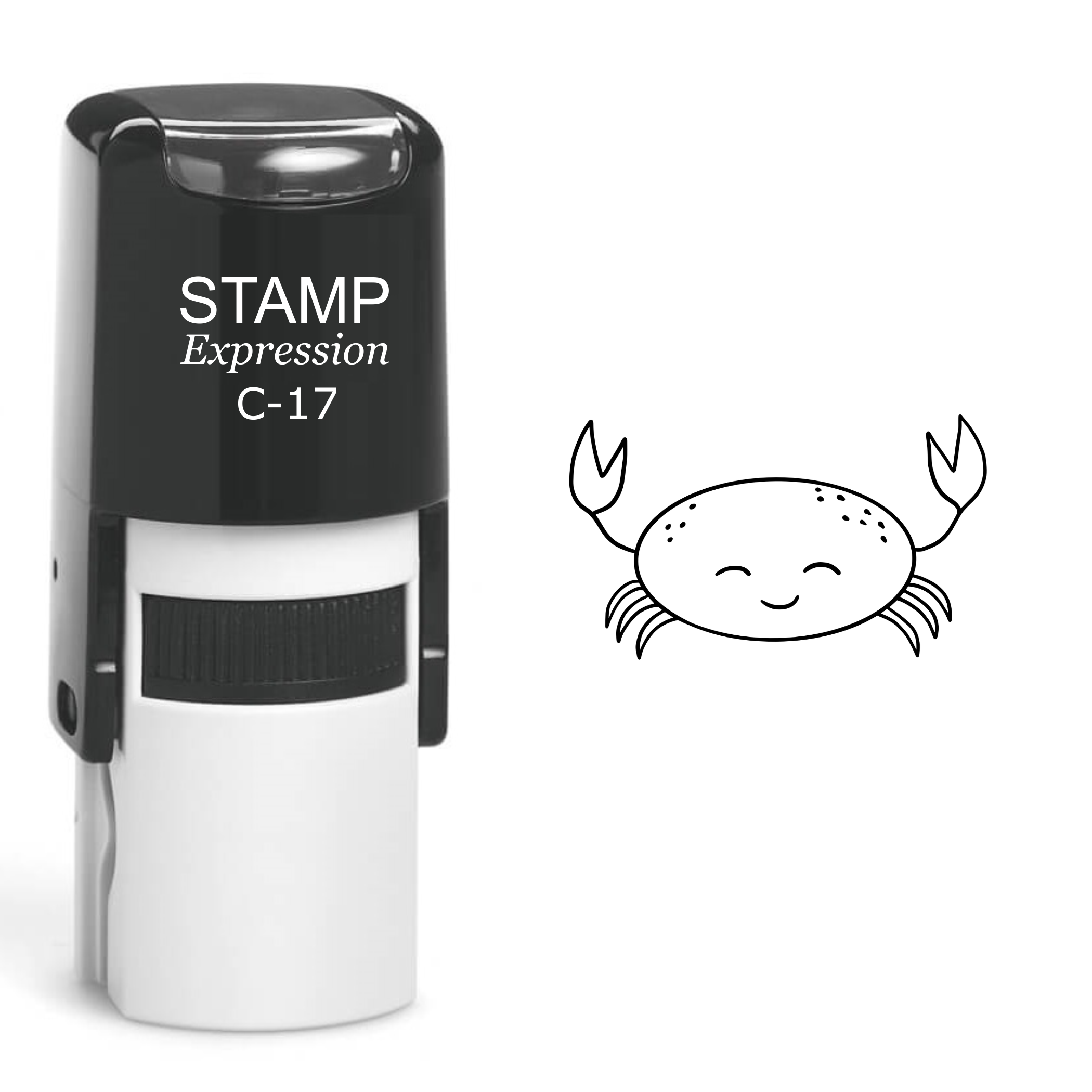 Crab Self Inking Rubber Stamp (SH-60192)