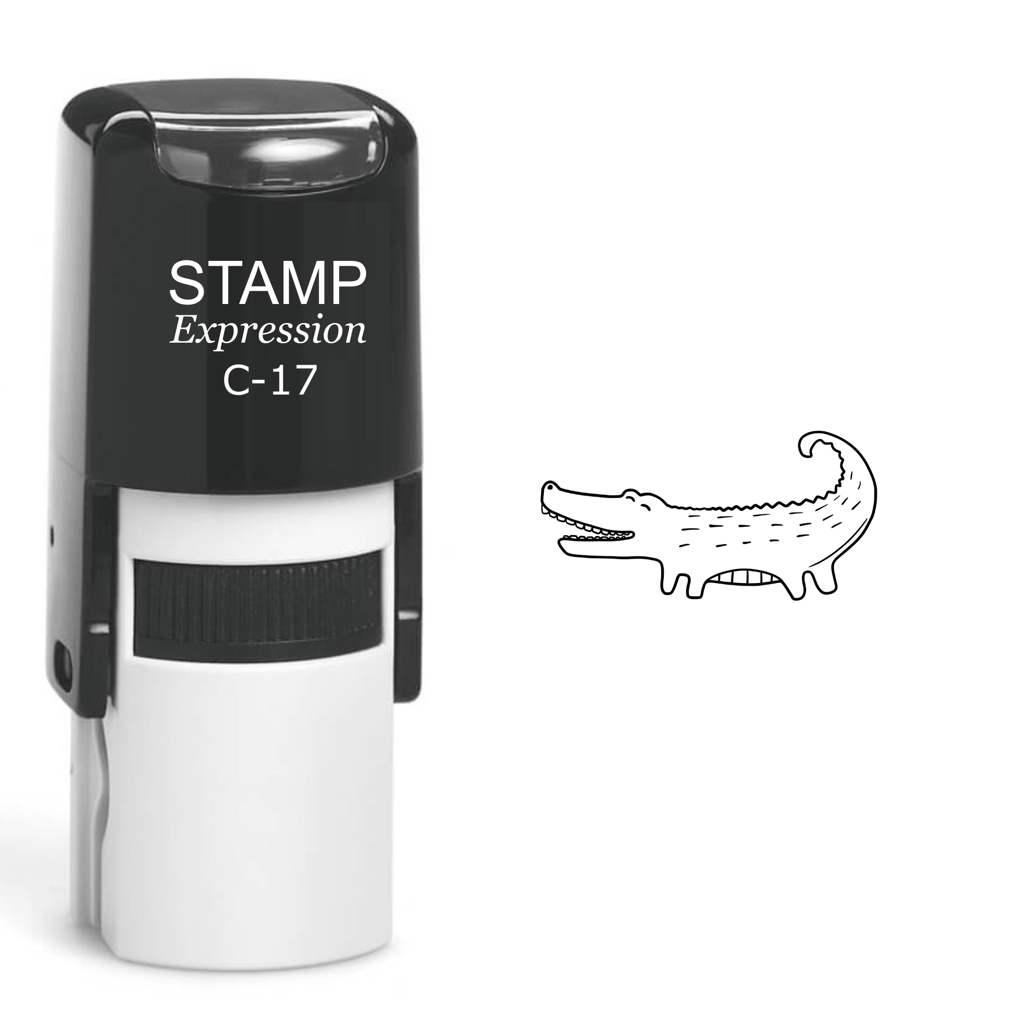 Crocodile Self Inking Rubber Stamp (SH-60194)