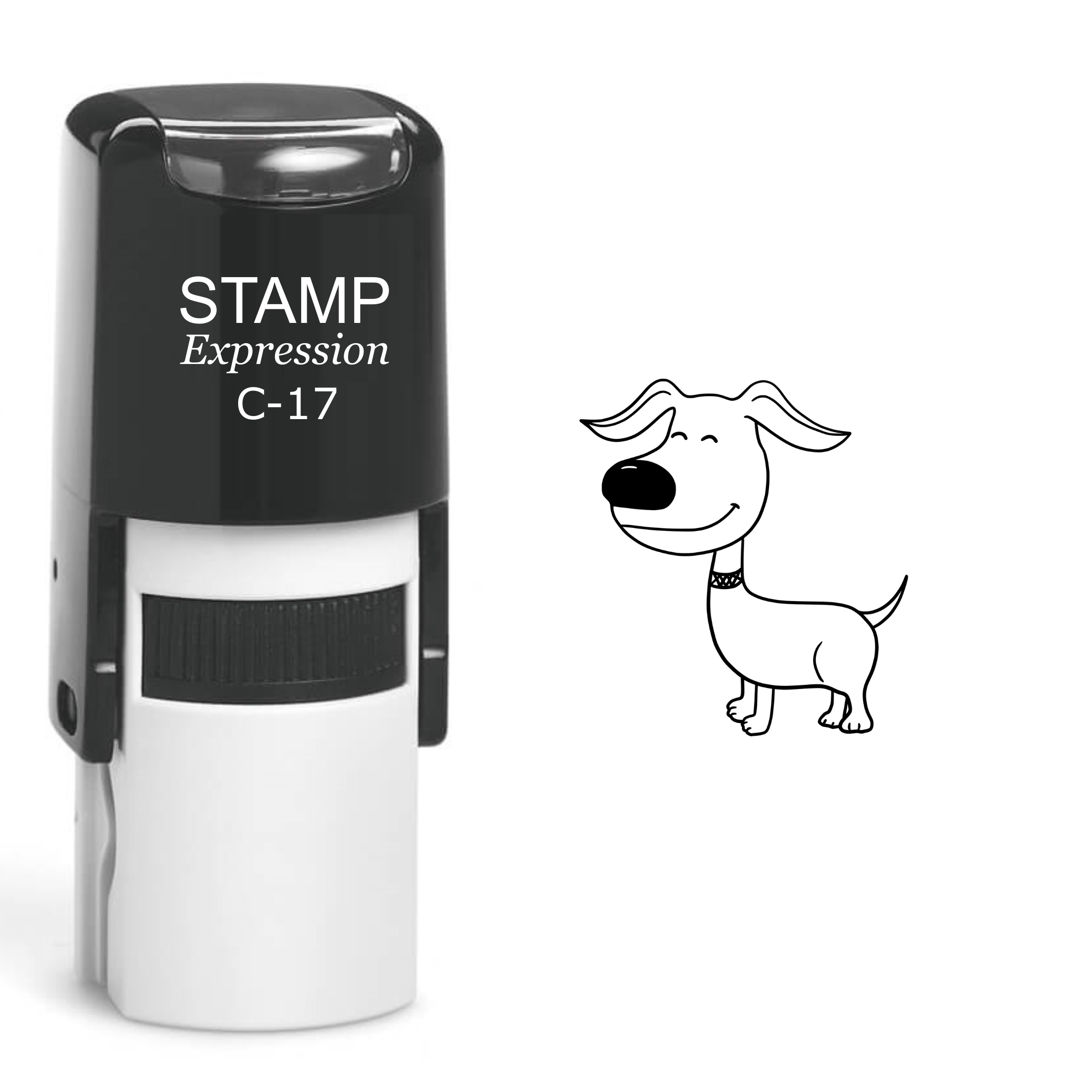 Cute Dog Self Inking Rubber Stamp (SH-60203)