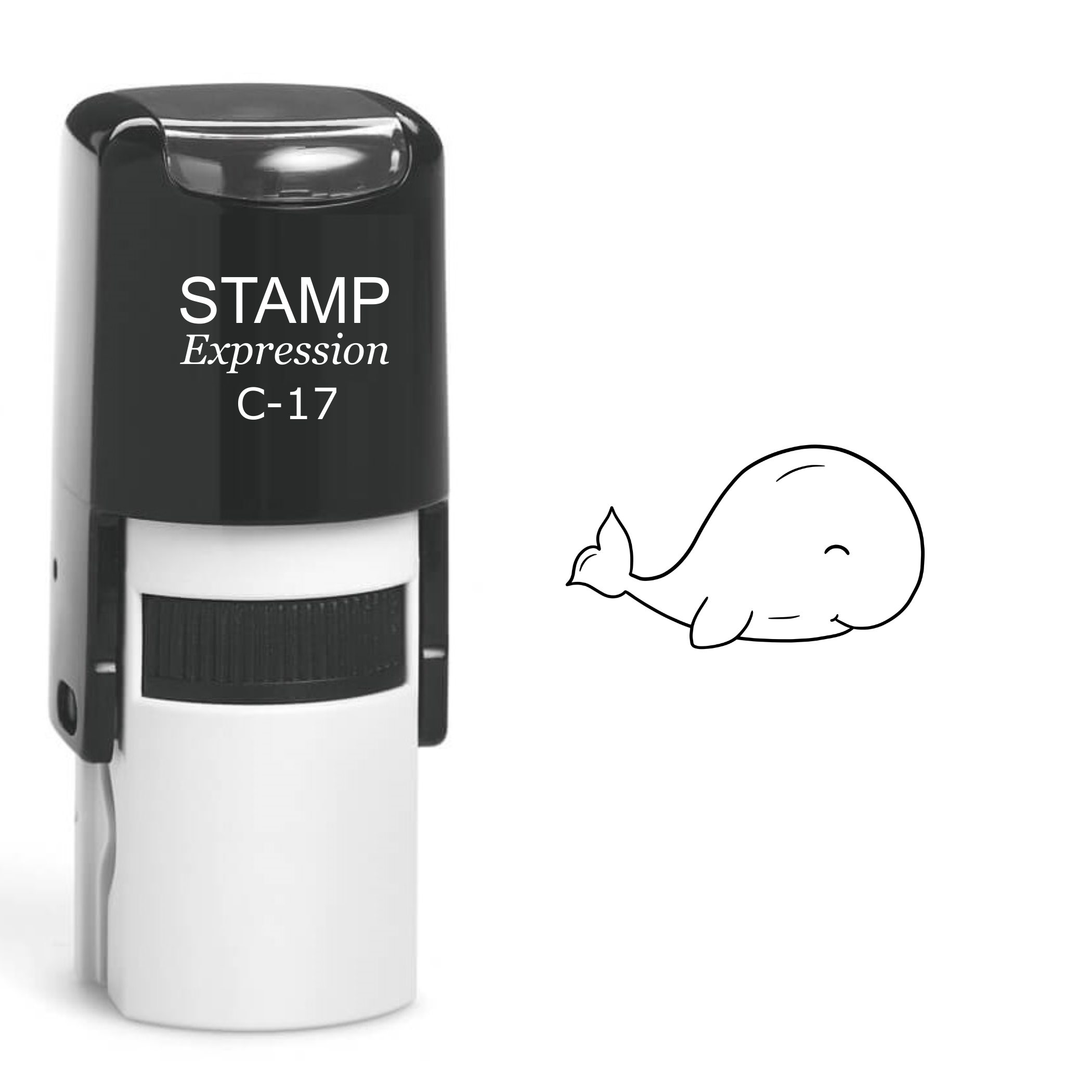 Whale Self Inking Rubber Stamp (SH-60204)