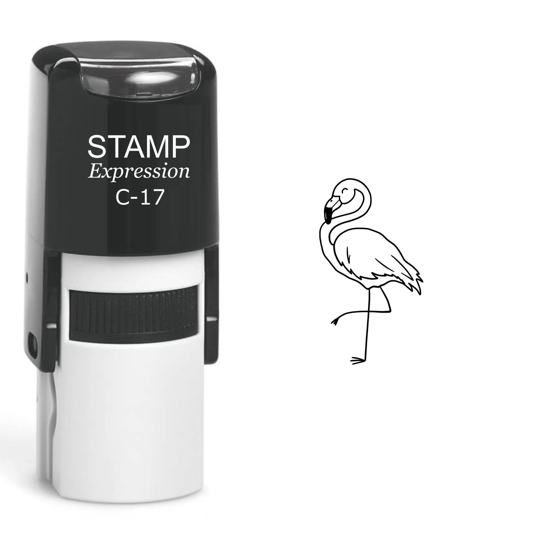 Flamingo Self Inking Rubber Stamp (SH-60218)