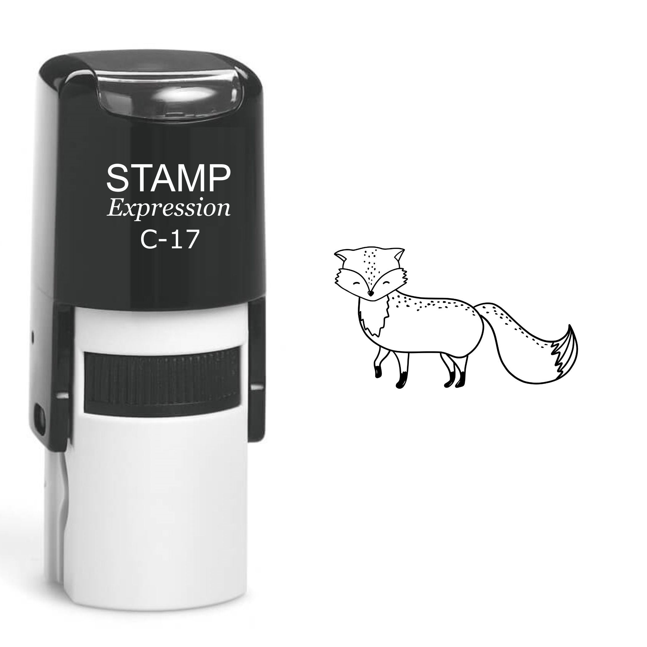 Fox Self Inking Rubber Stamp (SH-60220)