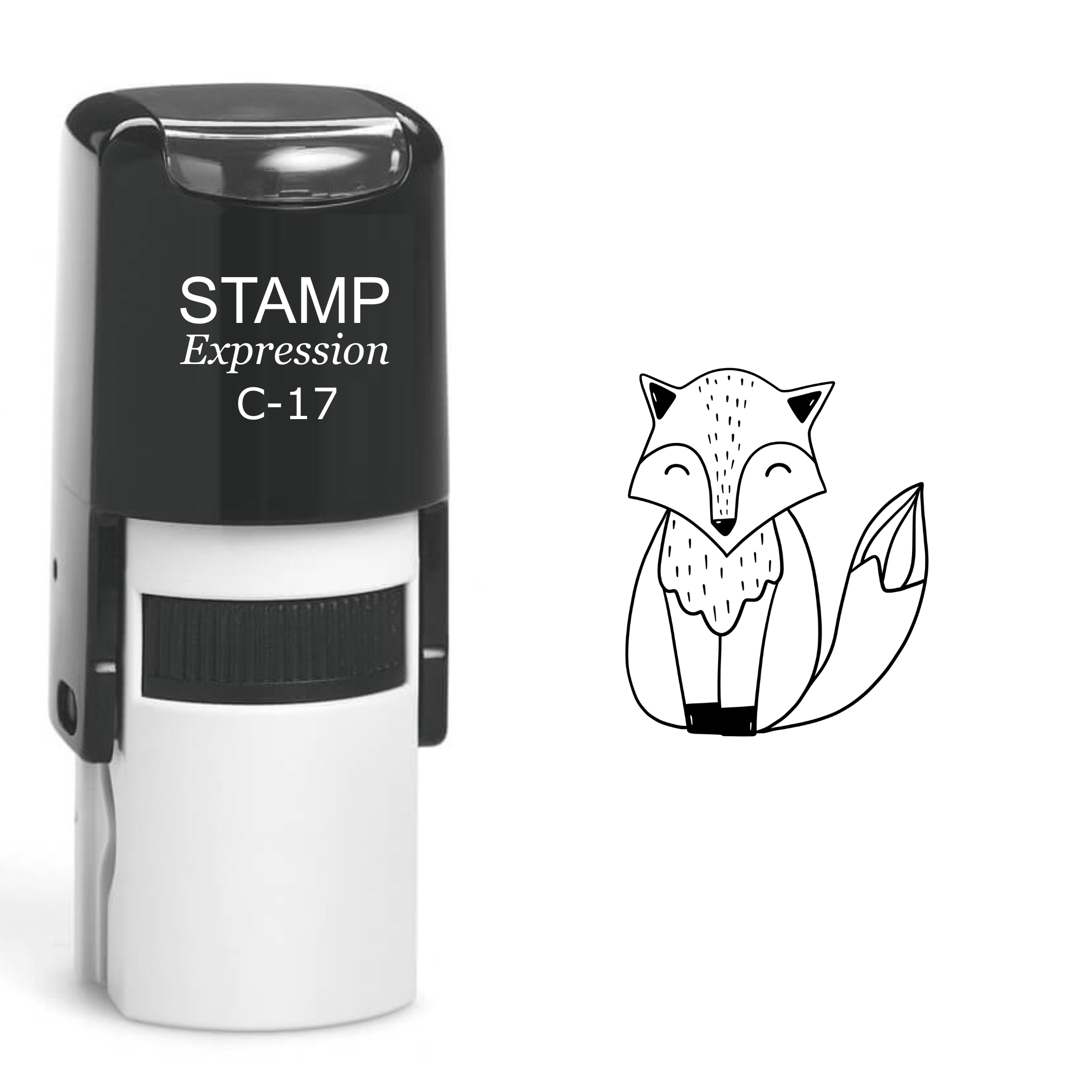 Fox Self Inking Rubber Stamp (SH-60221)