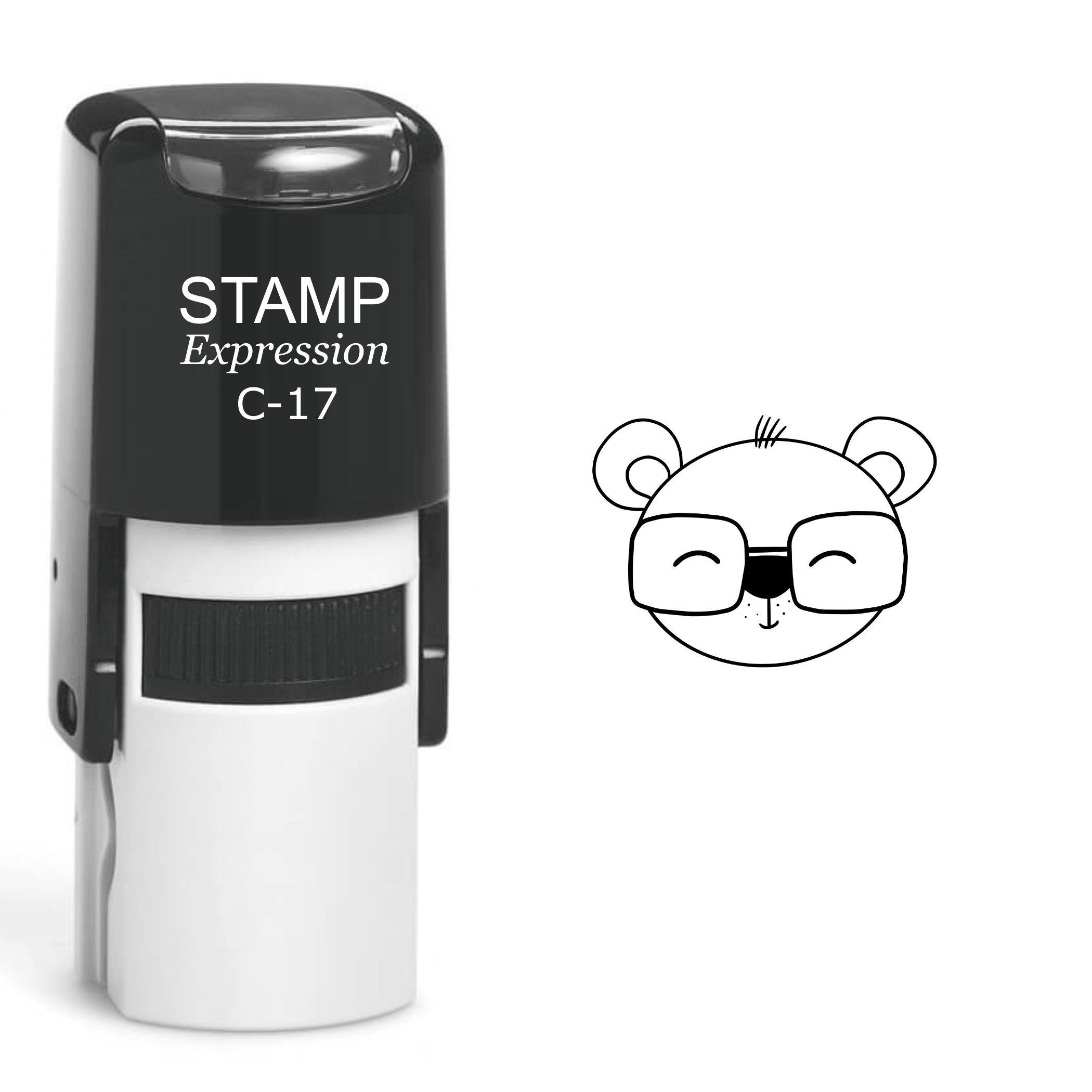 Koala Wearing Glasses Self Inking Rubber Stamp (SH-60237)