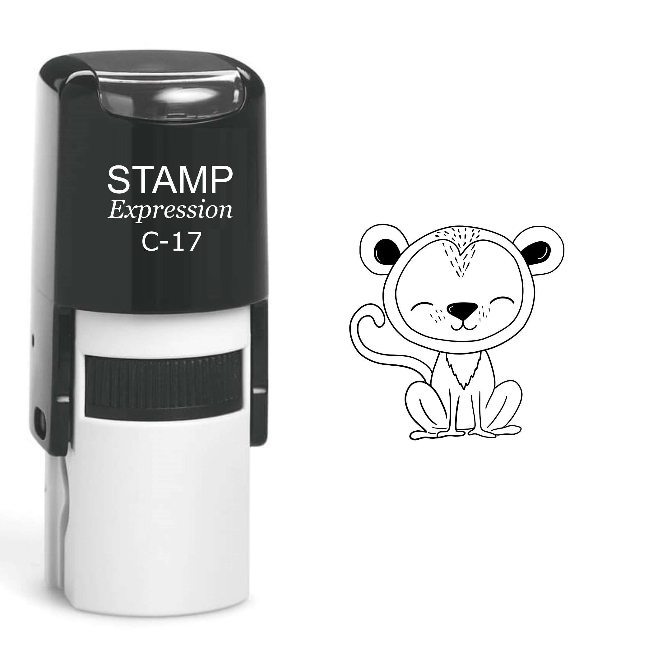 Monkey Self Inking Rubber Stamp (SH-60249)
