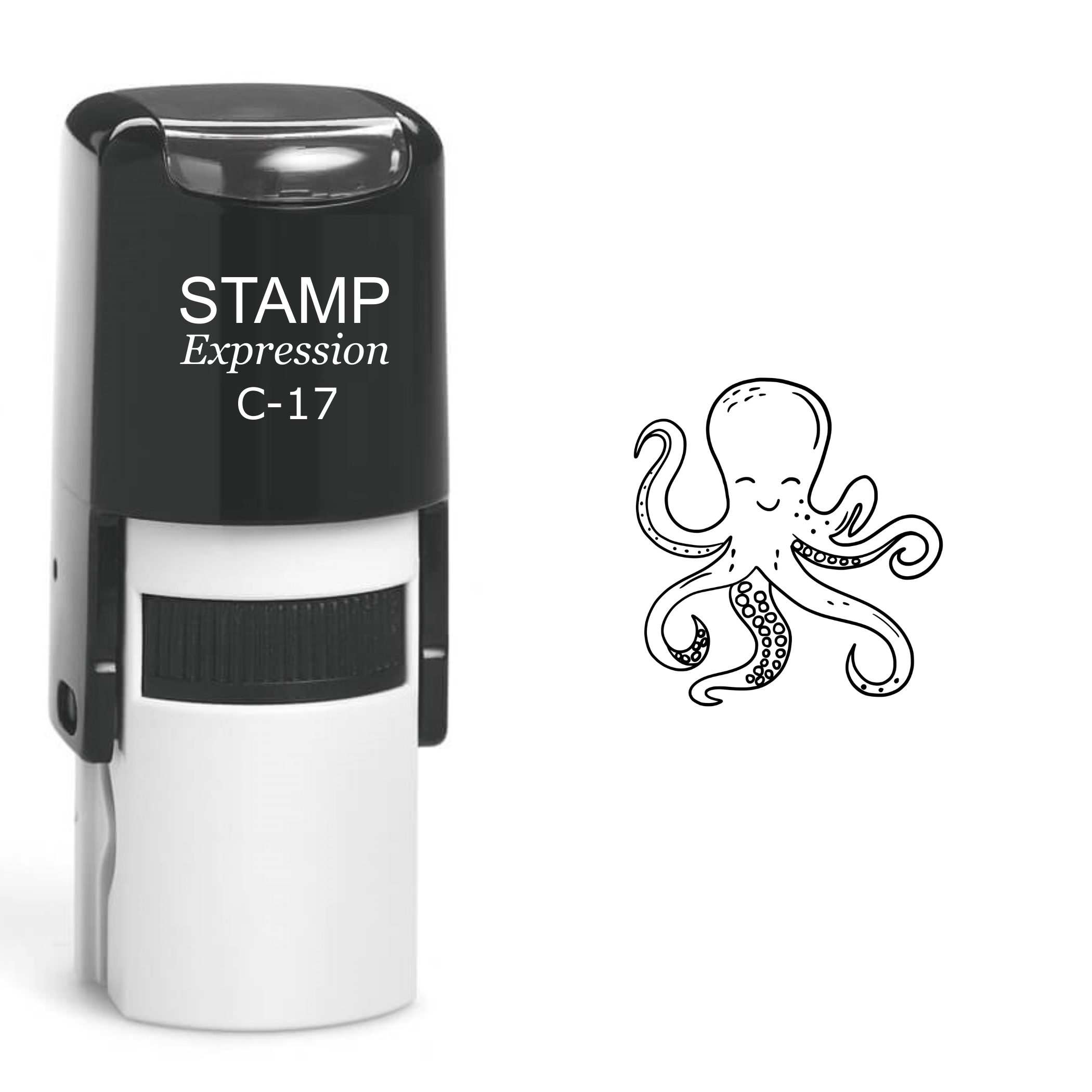 Octopus Self Inking Rubber Stamp (SH-60251)