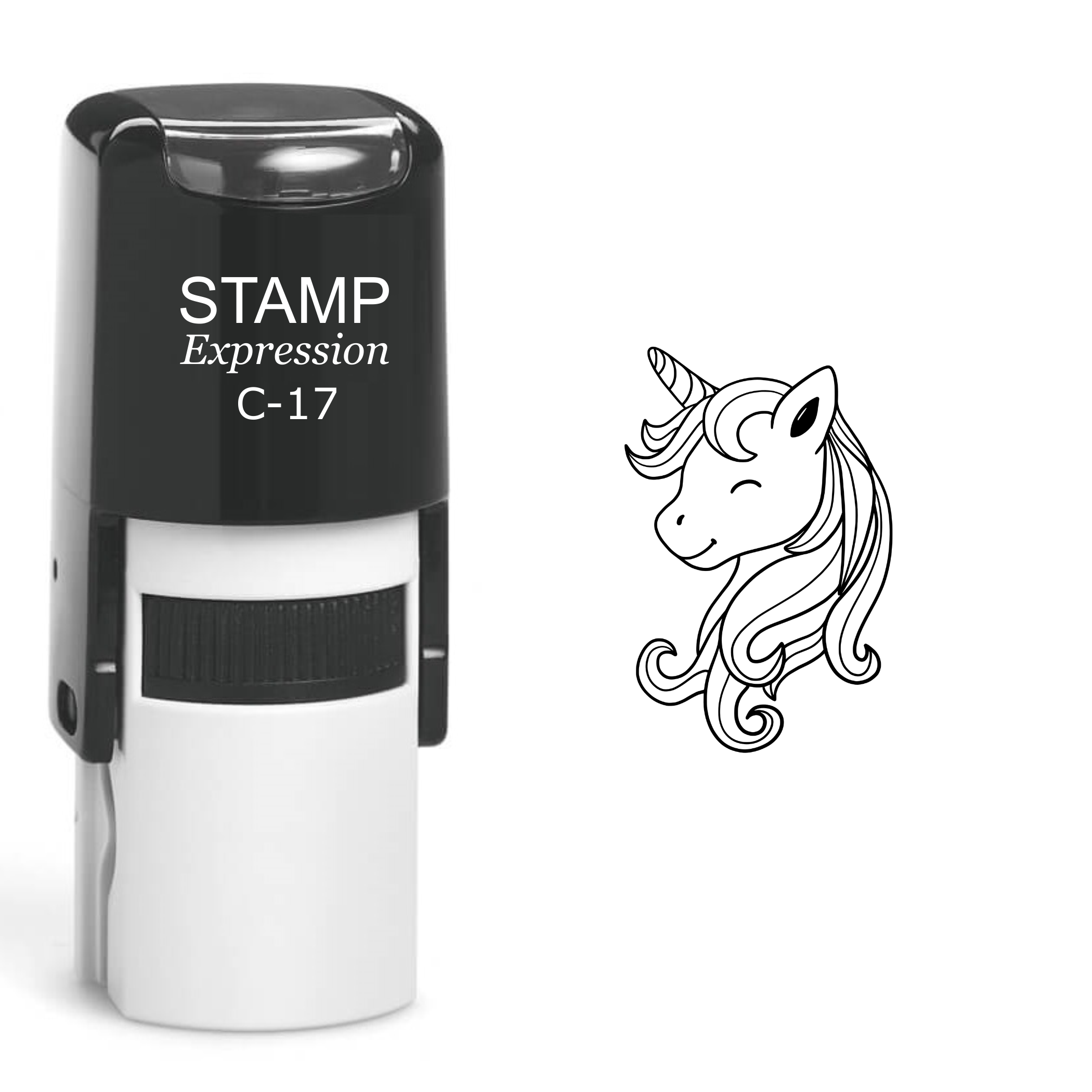 Unicorn Self Inking Rubber Stamp (SH-60274)