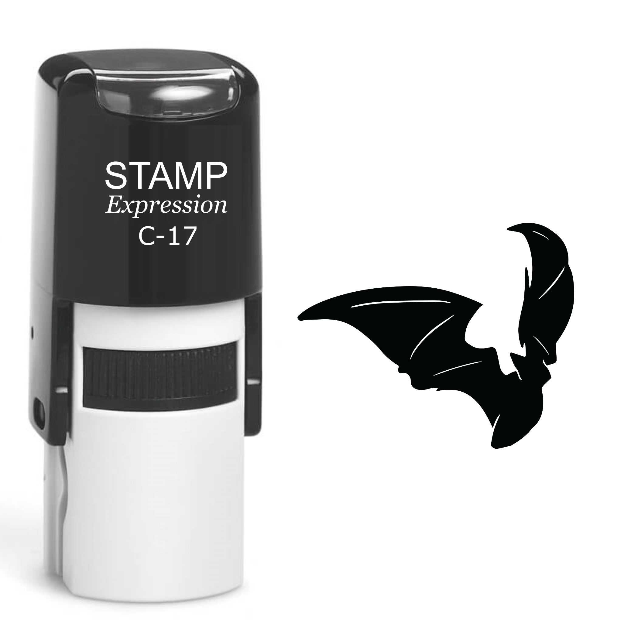 Bat Halloween Self Inking Rubber Stamp (SH-60310)