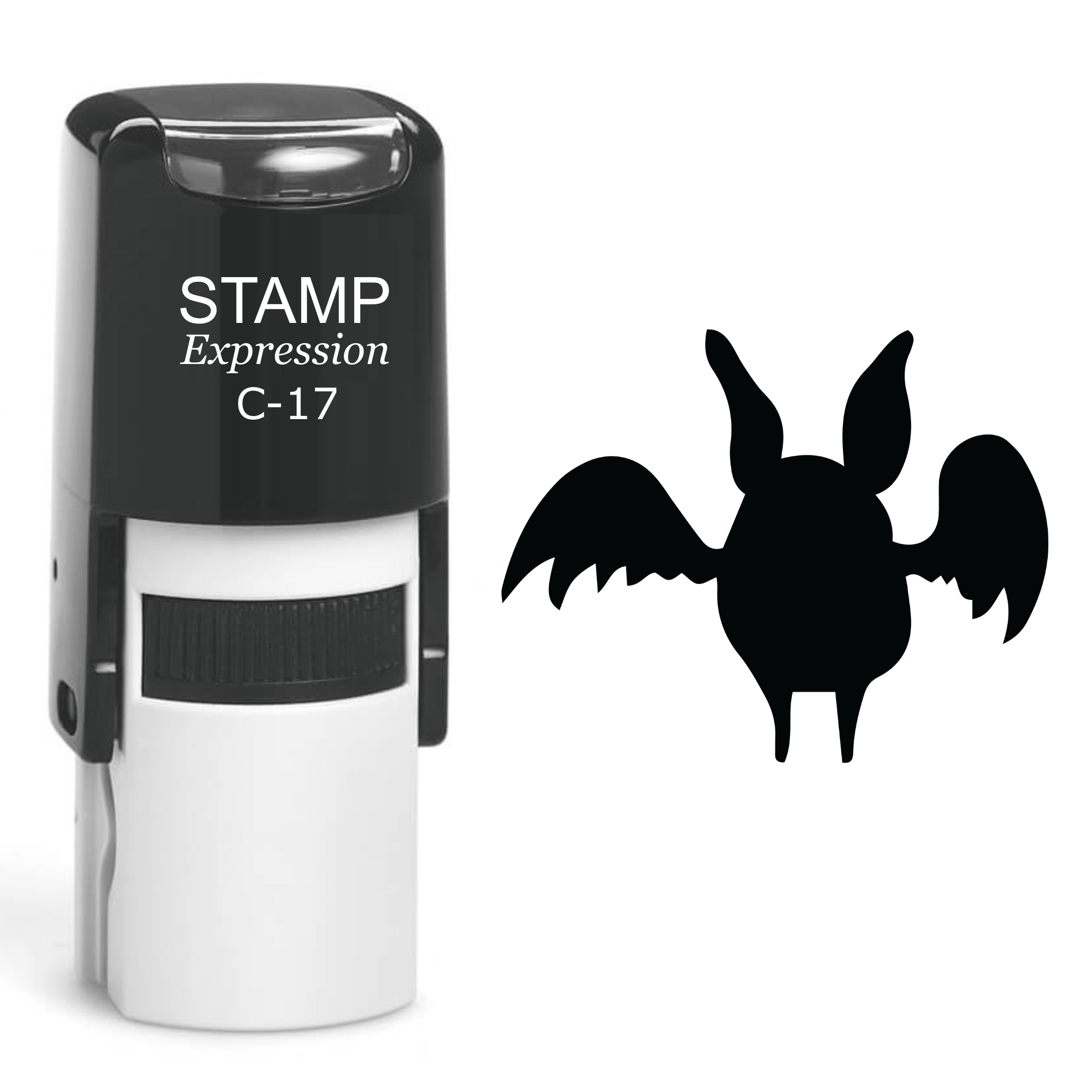 Bat Halloween Self Inking Rubber Stamp (SH-60313)