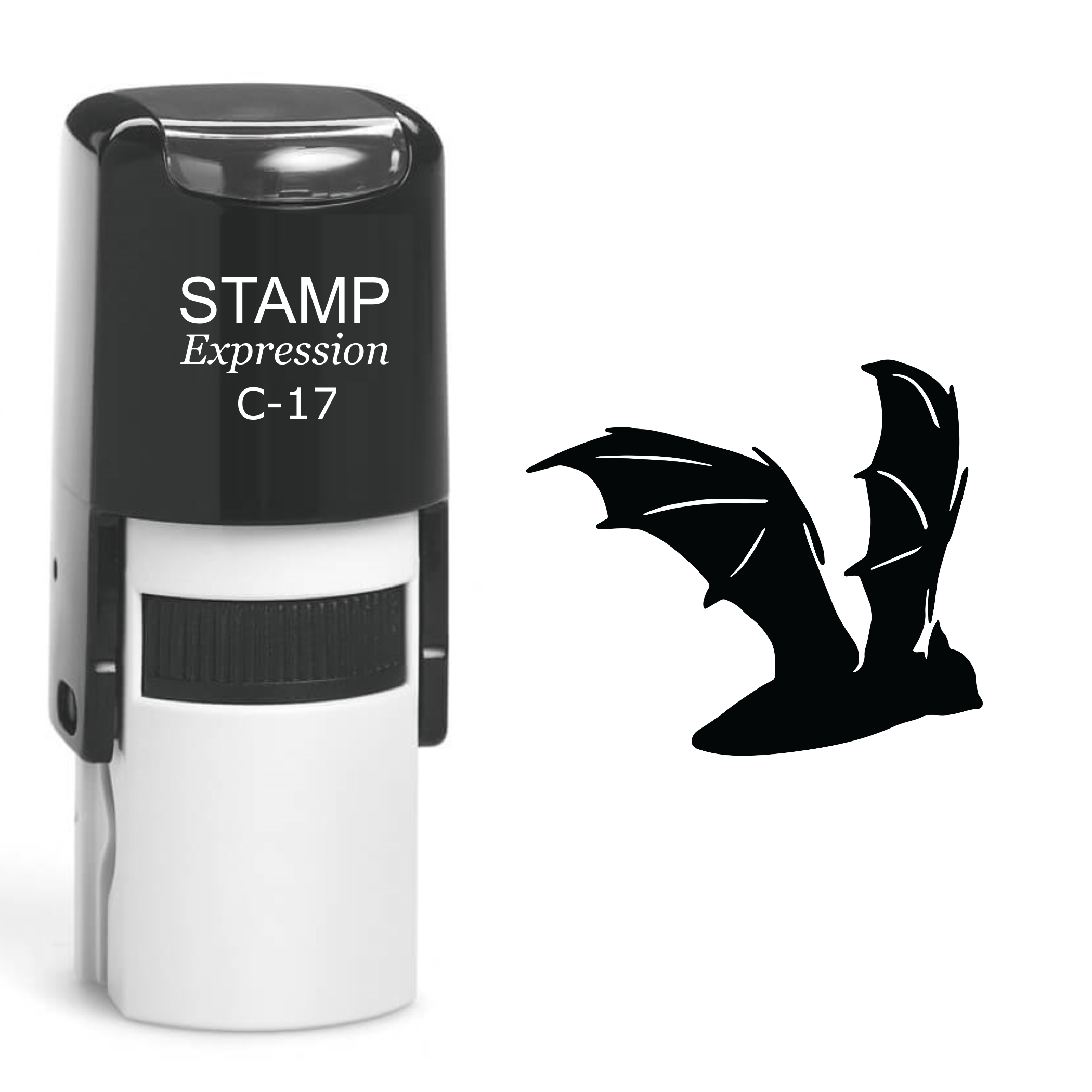 Bat Halloween Self Inking Rubber Stamp (SH-60318)