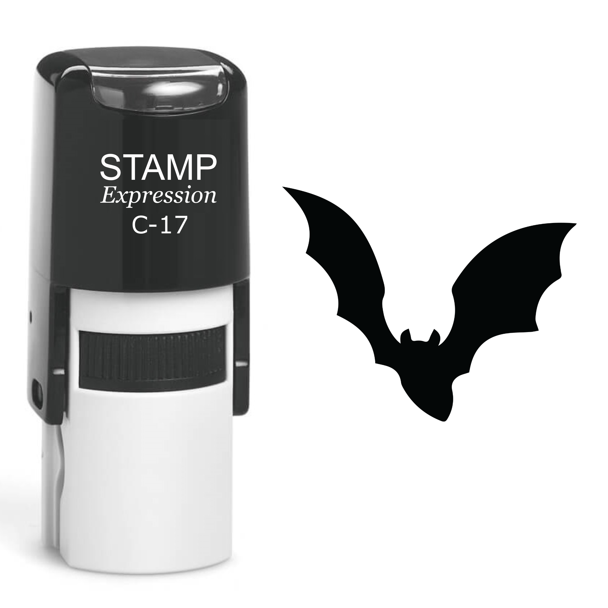 Bat Halloween Self Inking Rubber Stamp (SH-60327)