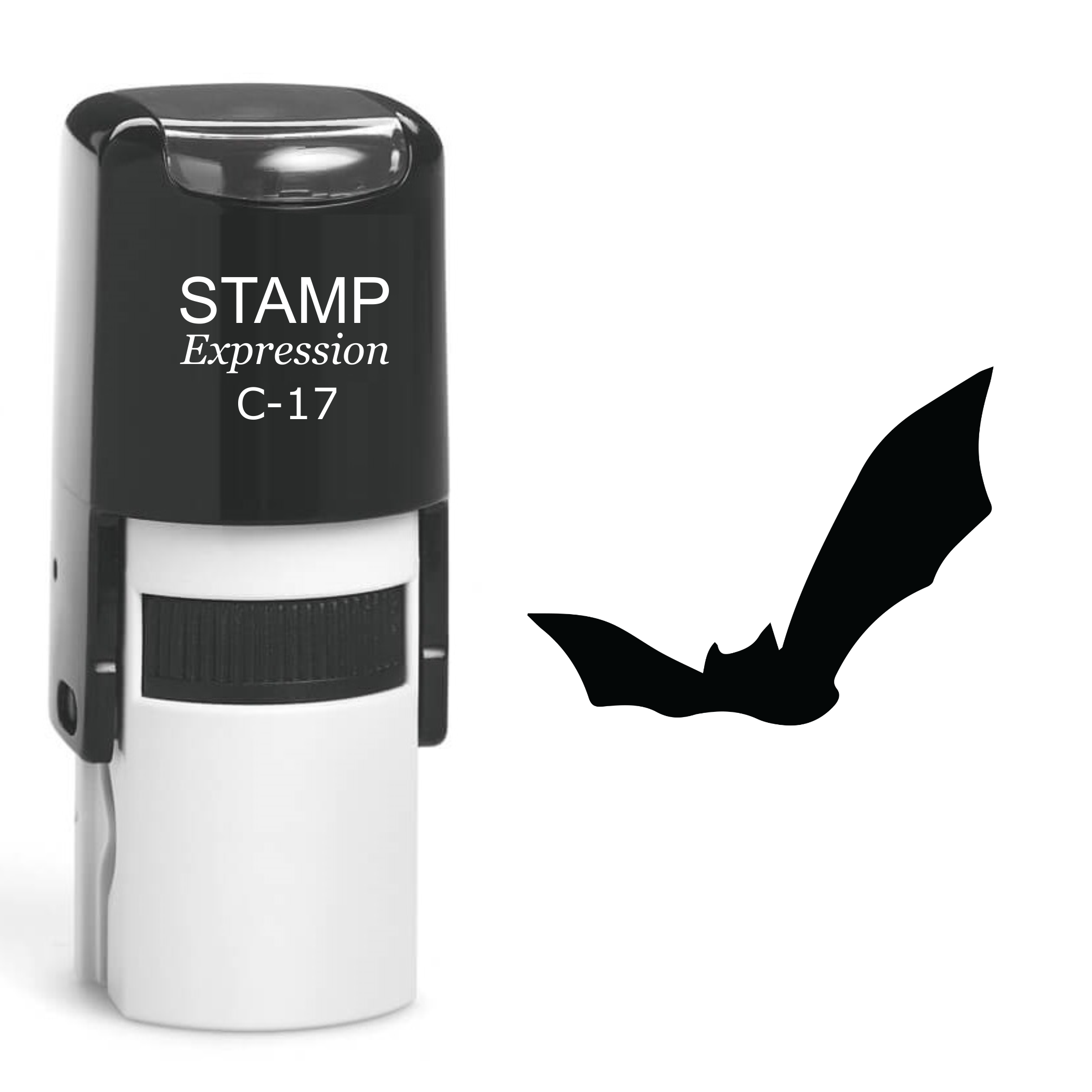 Bat Halloween Self Inking Rubber Stamp (SH-60329)