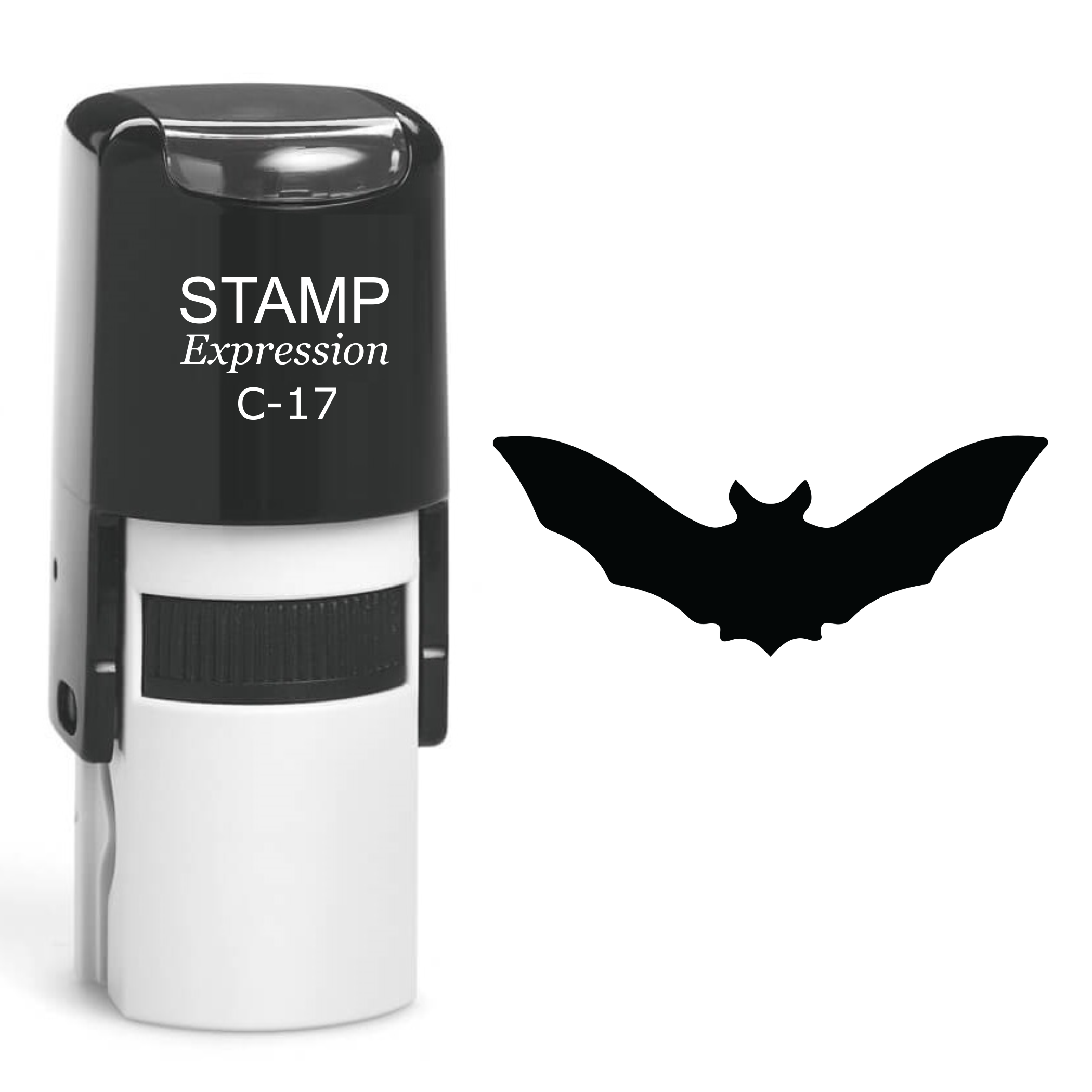 Bat Halloween Self Inking Rubber Stamp (SH-60332)