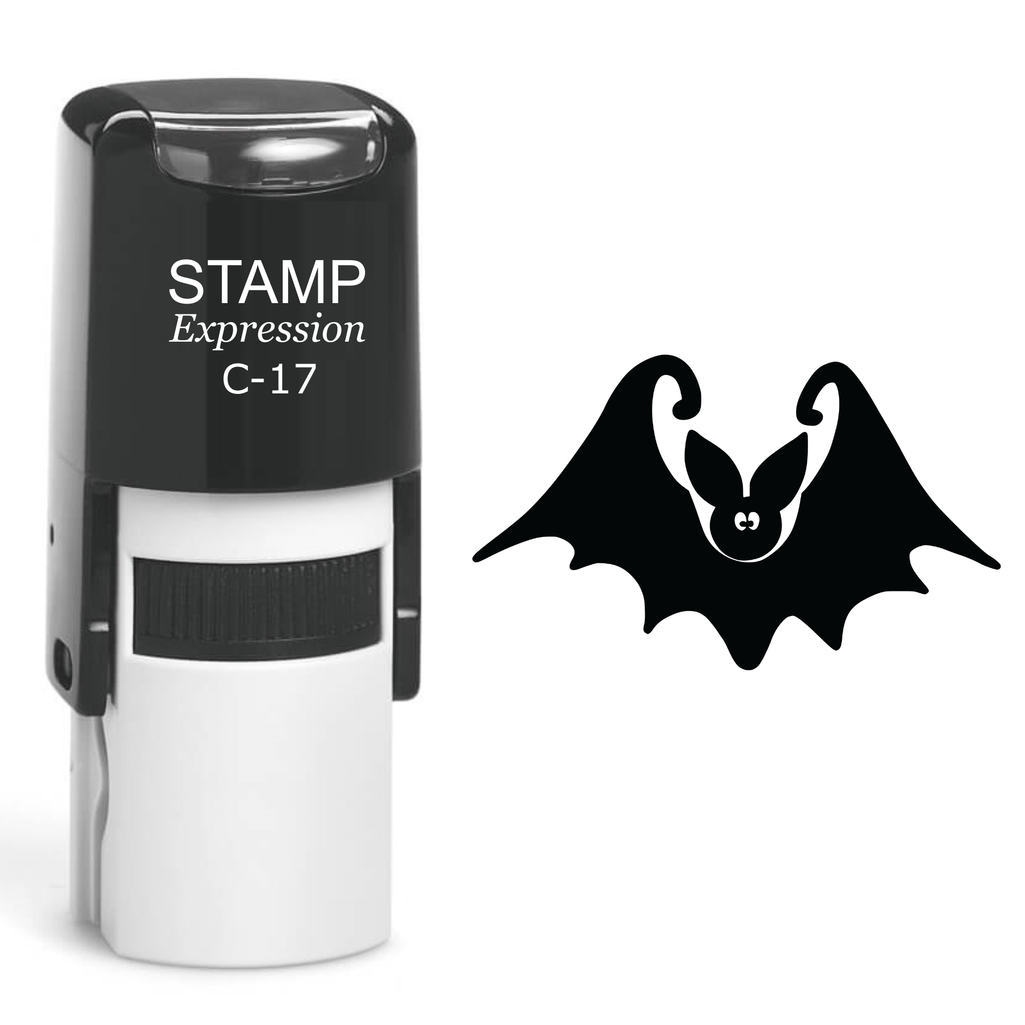 Bat Halloween Self Inking Rubber Stamp (SH-60336)