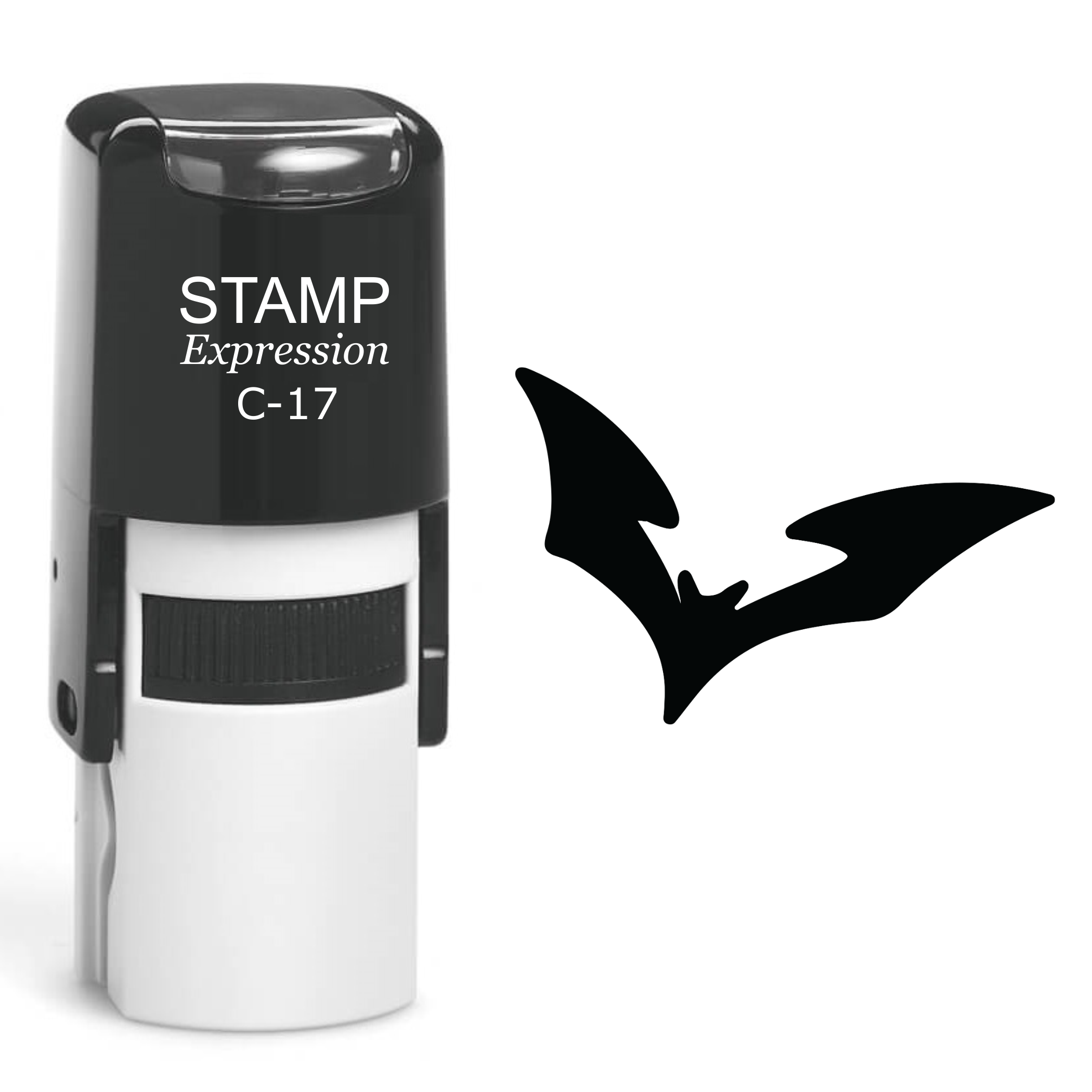 Bat Halloween Self Inking Rubber Stamp (SH-60339)