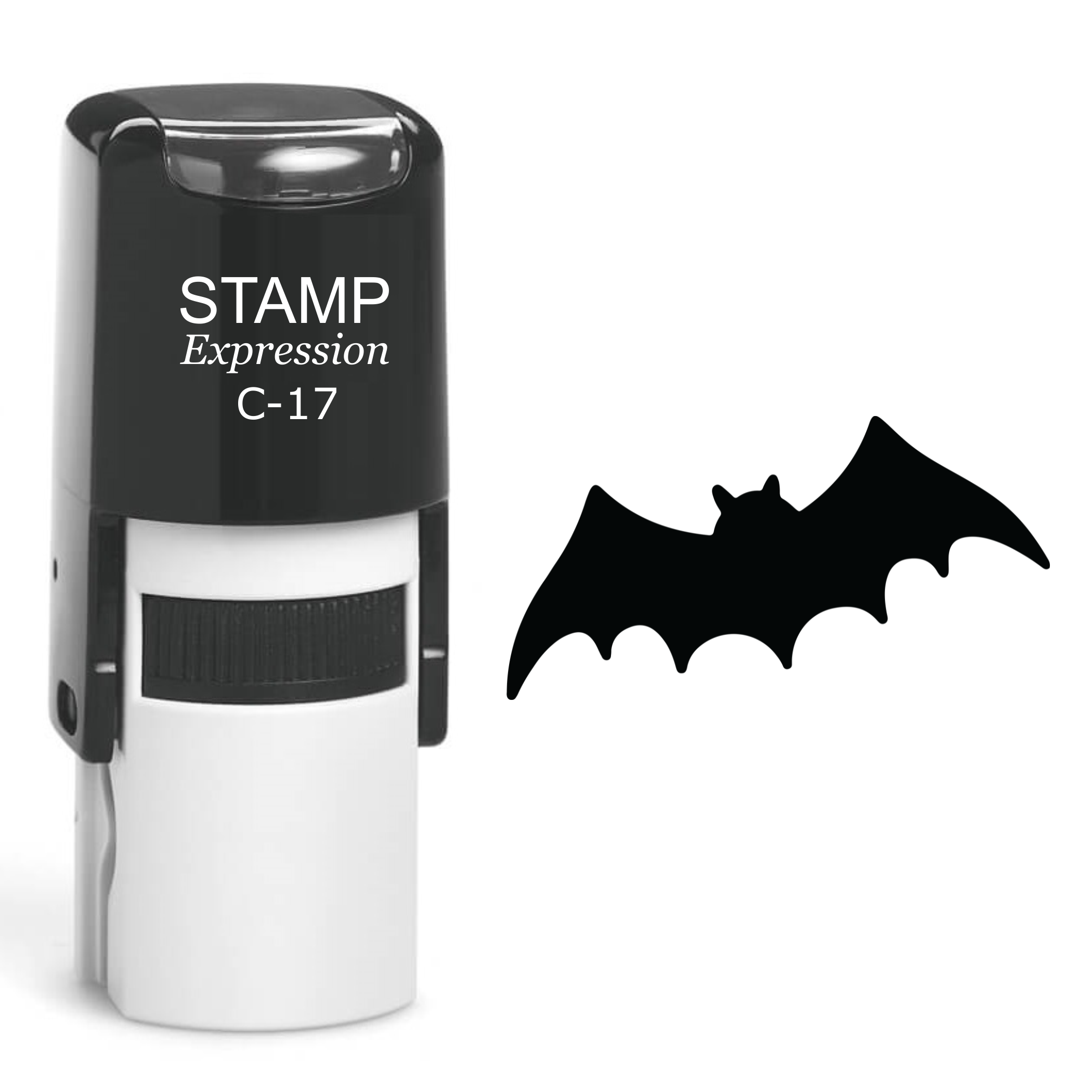 Bat Halloween Self Inking Rubber Stamp (SH-60340)