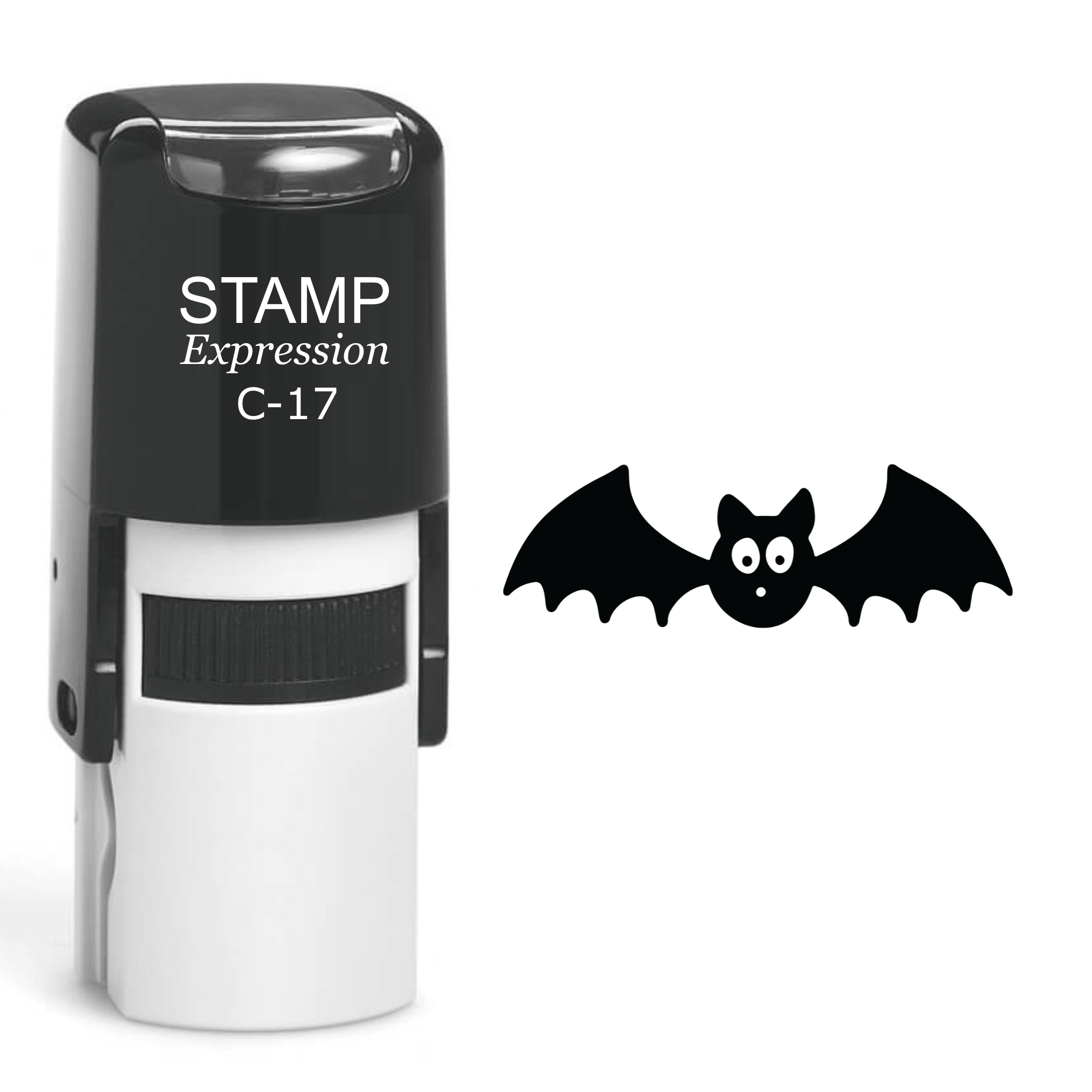 Bat Halloween Self Inking Rubber Stamp (SH-60341)