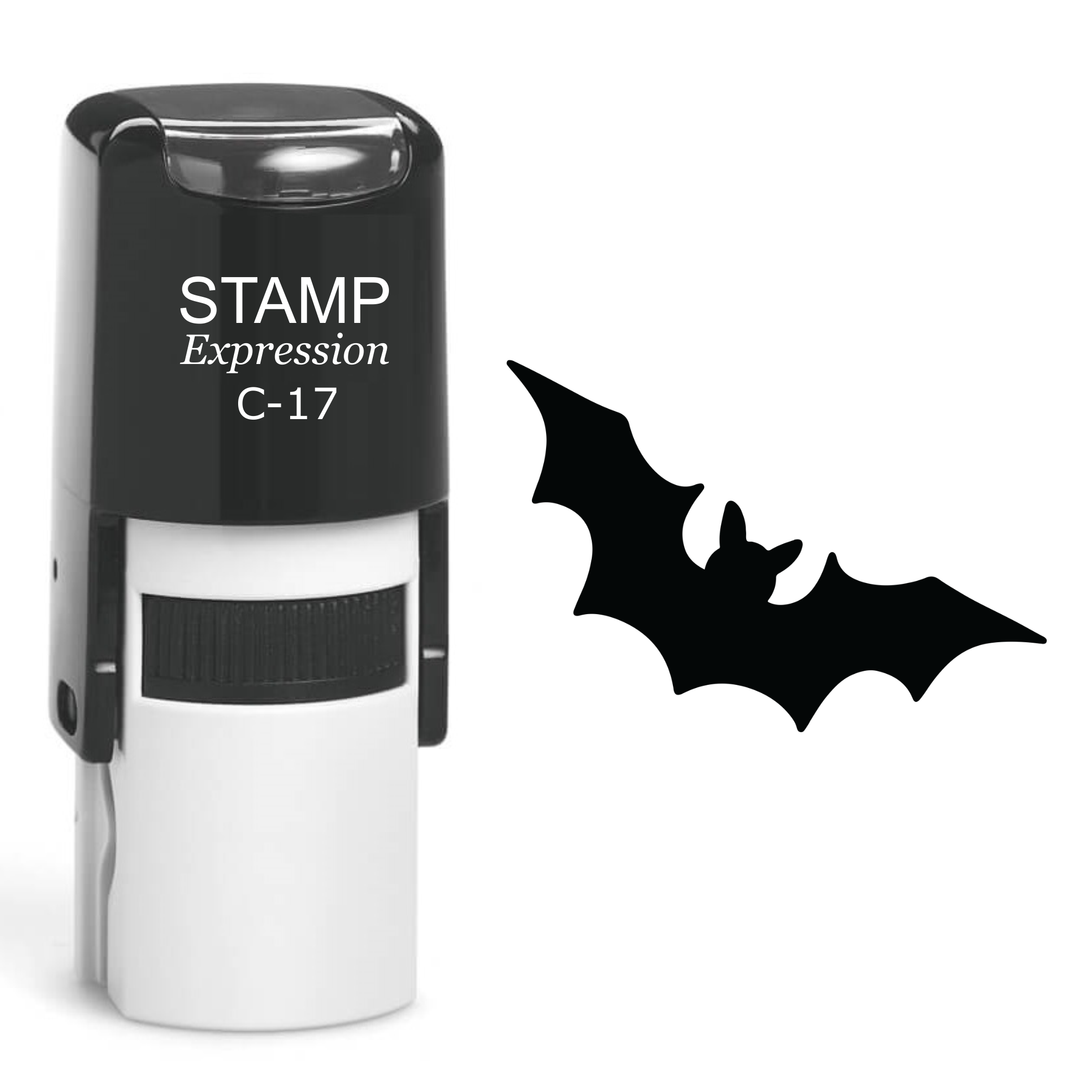 Bat Halloween Self Inking Rubber Stamp (SH-60342)