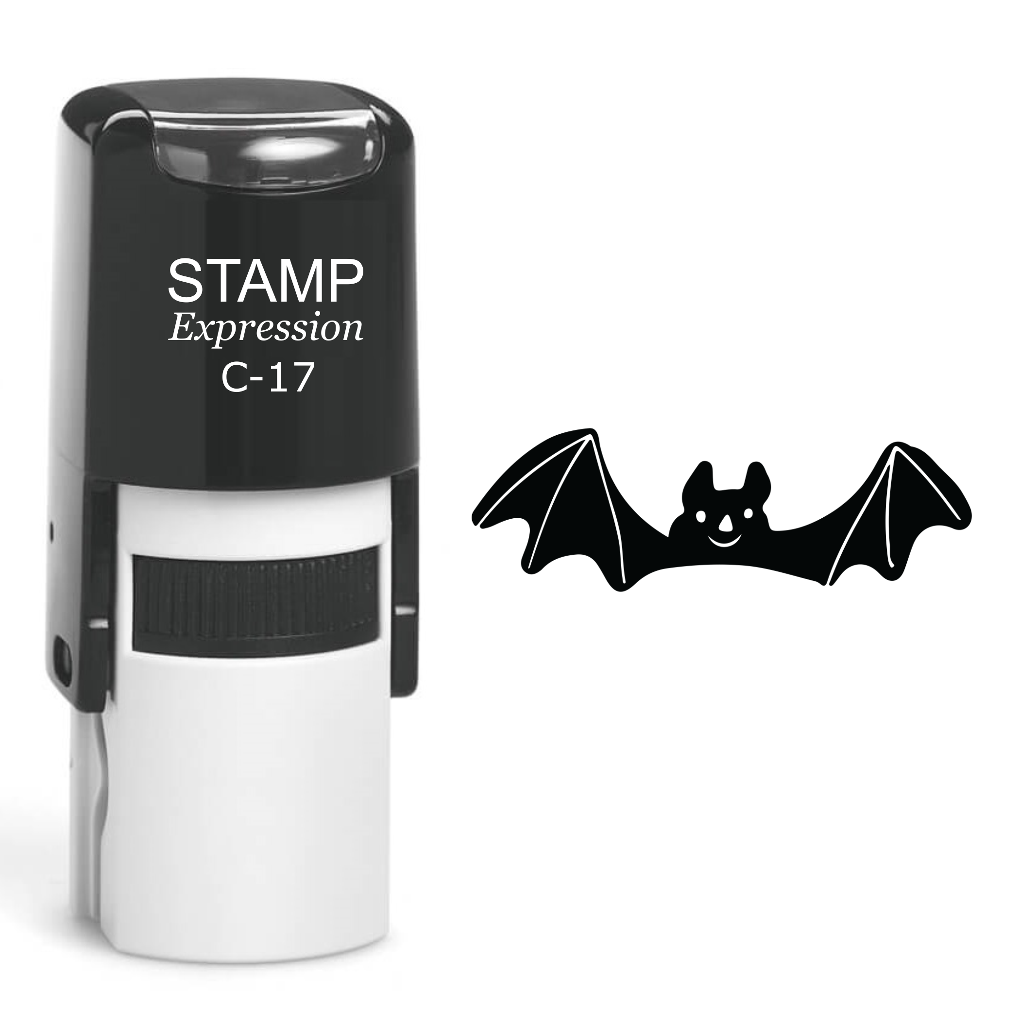 Bat Halloween Self Inking Rubber Stamp (SH-60348)