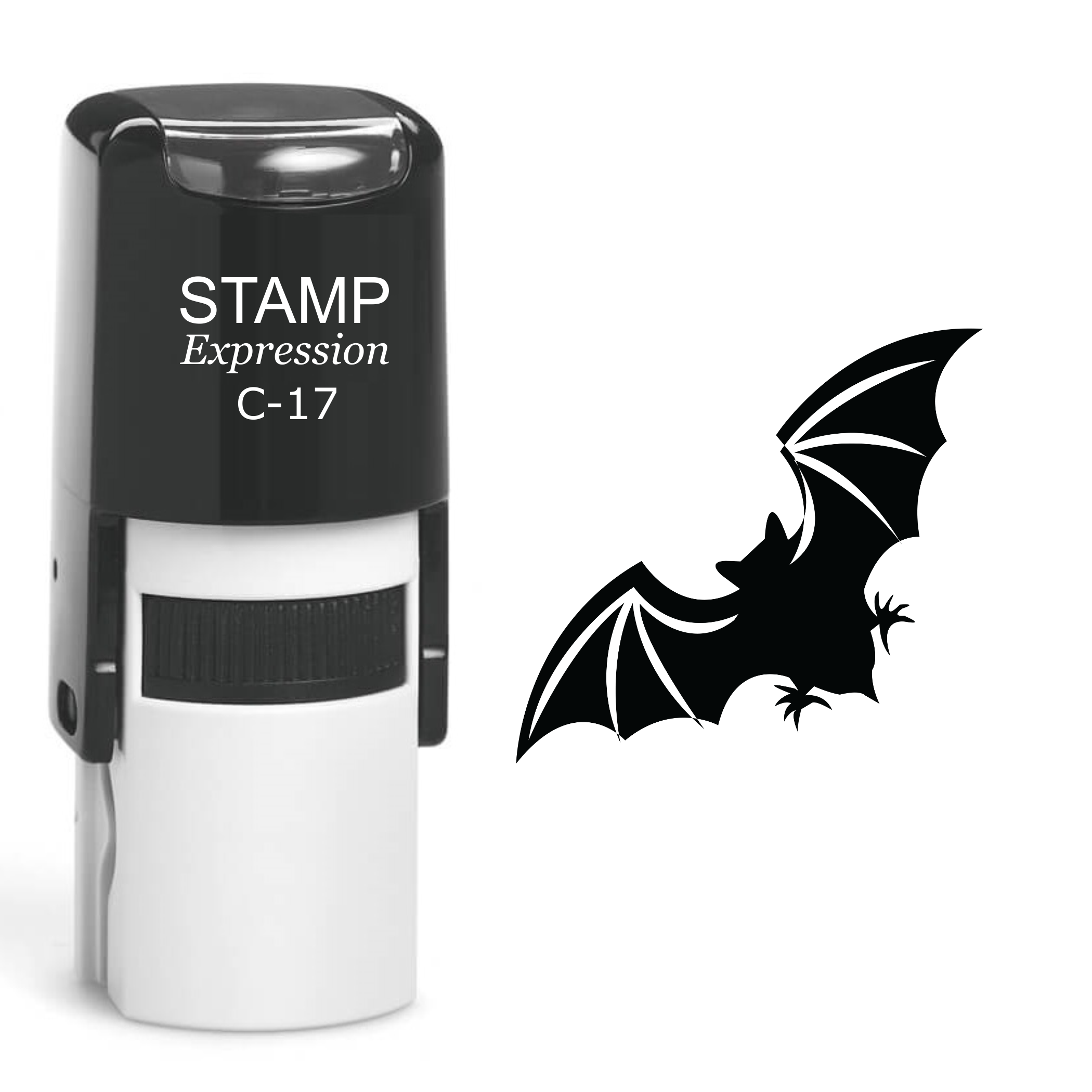 Bat Halloween Self Inking Rubber Stamp (SH-60349)