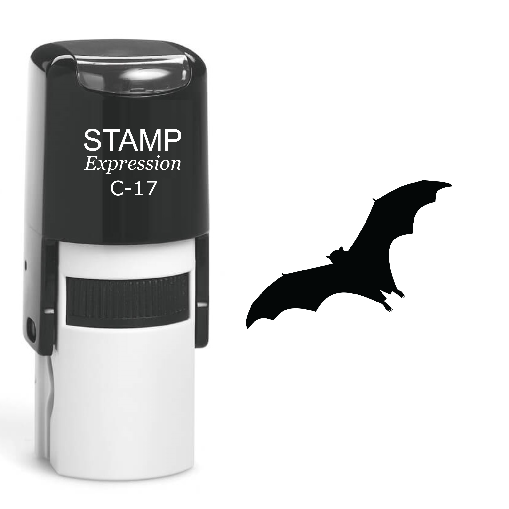 Bat Halloween Self Inking Rubber Stamp (SH-60356)