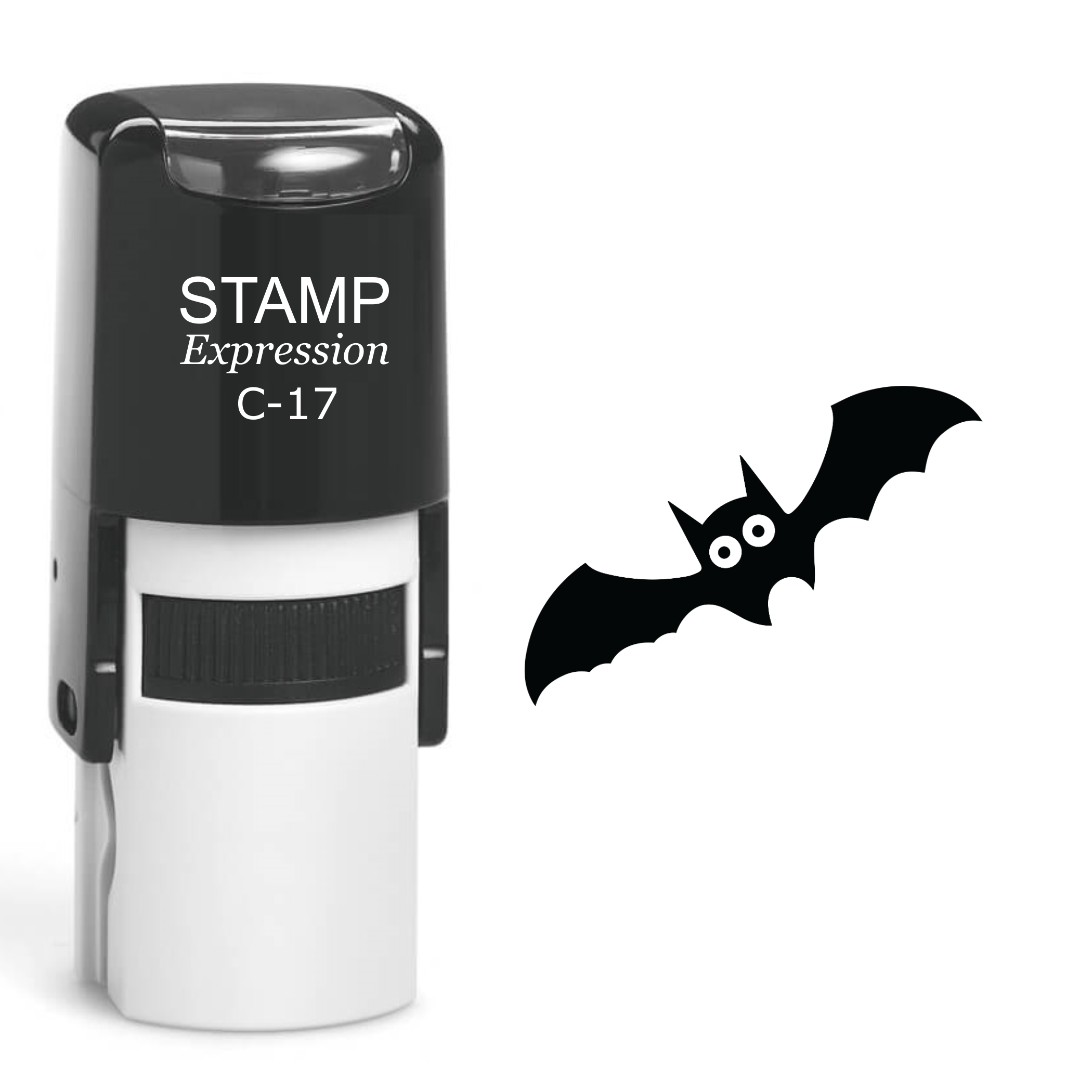 Bat Halloween Self Inking Rubber Stamp (SH-60357)