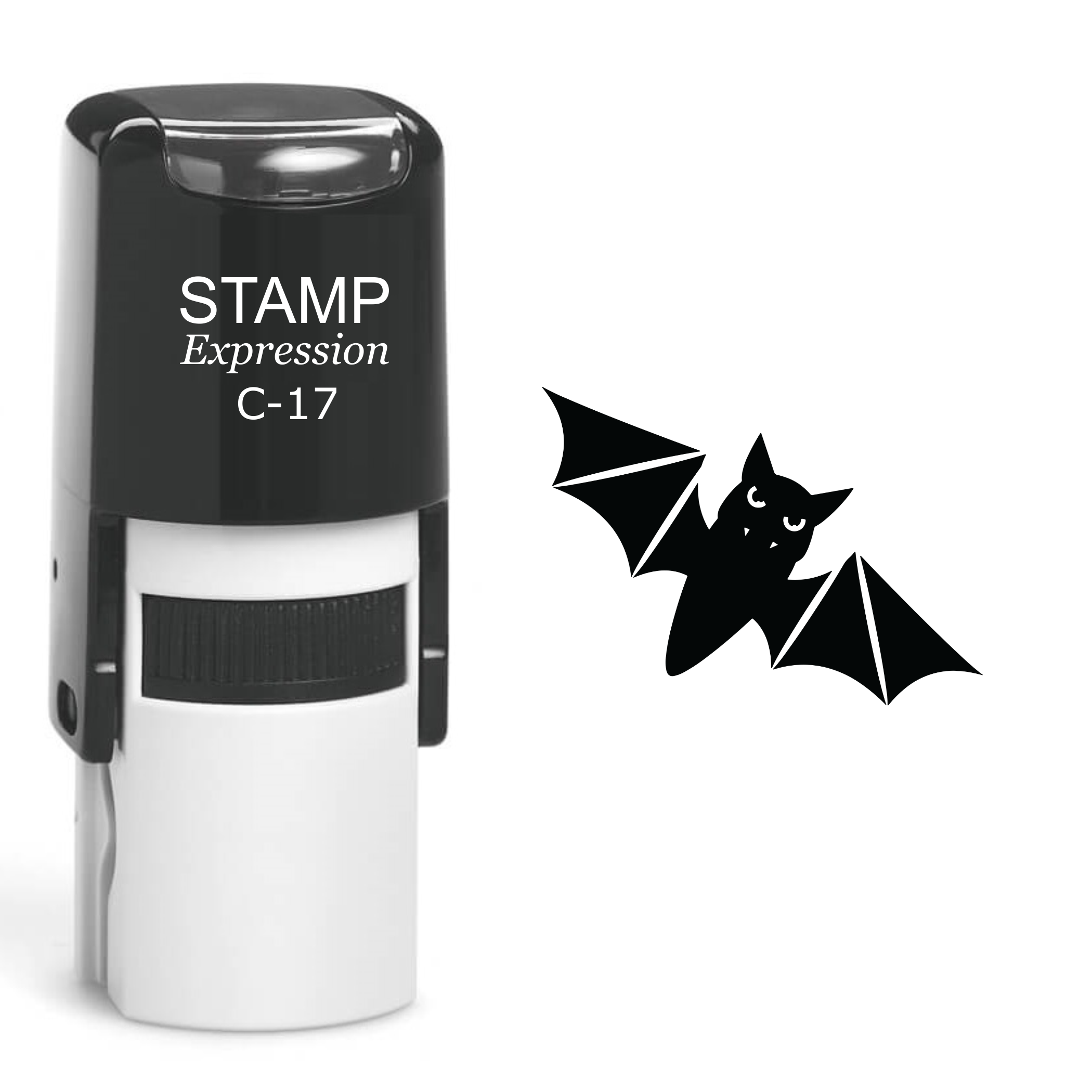 Bat Halloween Self Inking Rubber Stamp (SH-60358)