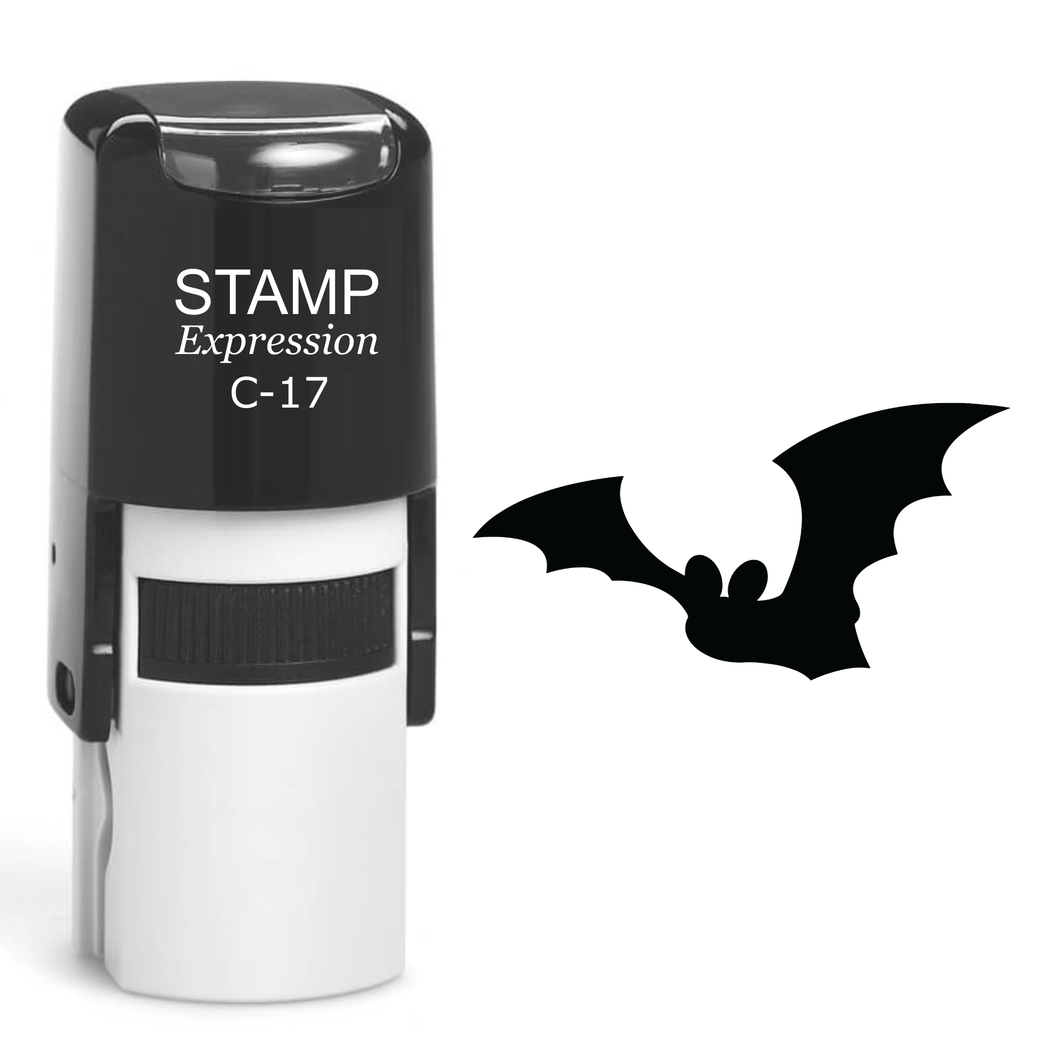 Bat Halloween Self Inking Rubber Stamp (SH-60359)