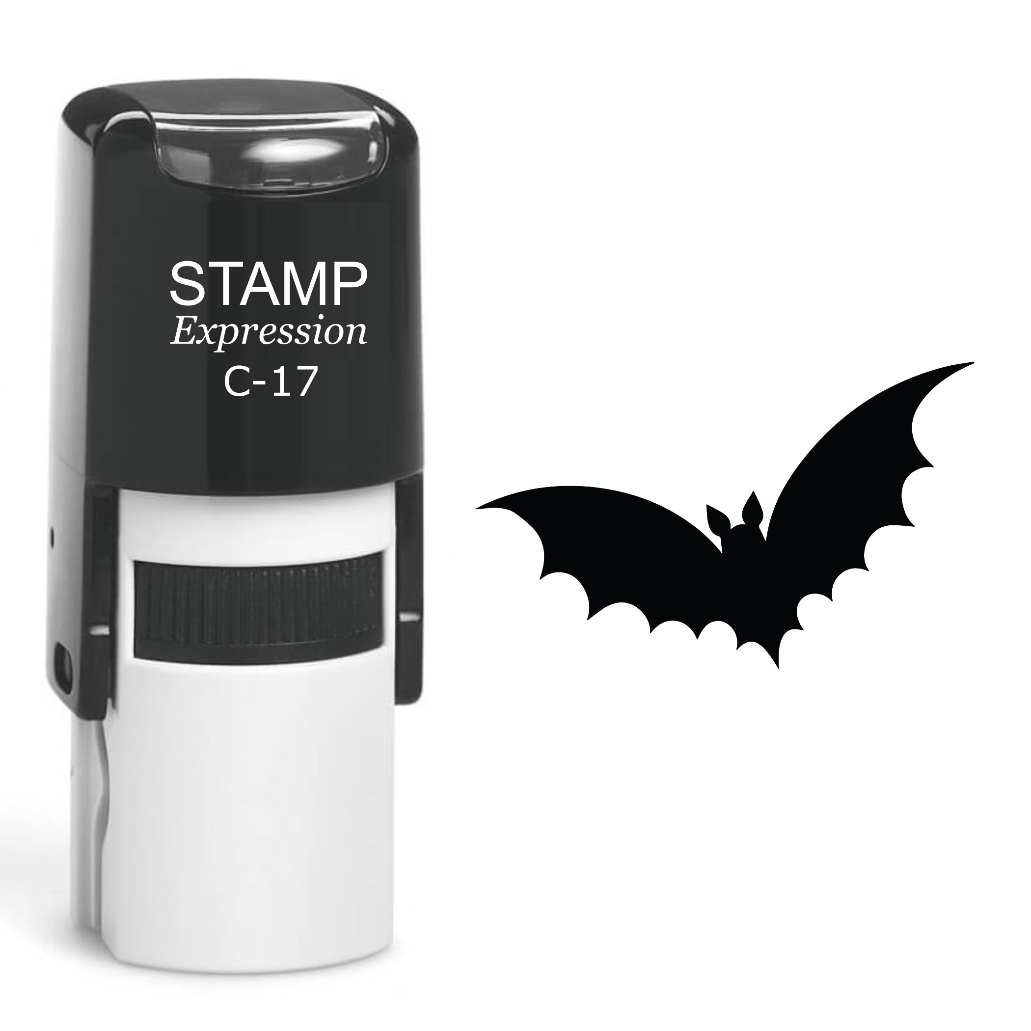 Bat Halloween Self Inking Rubber Stamp (SH-60365)