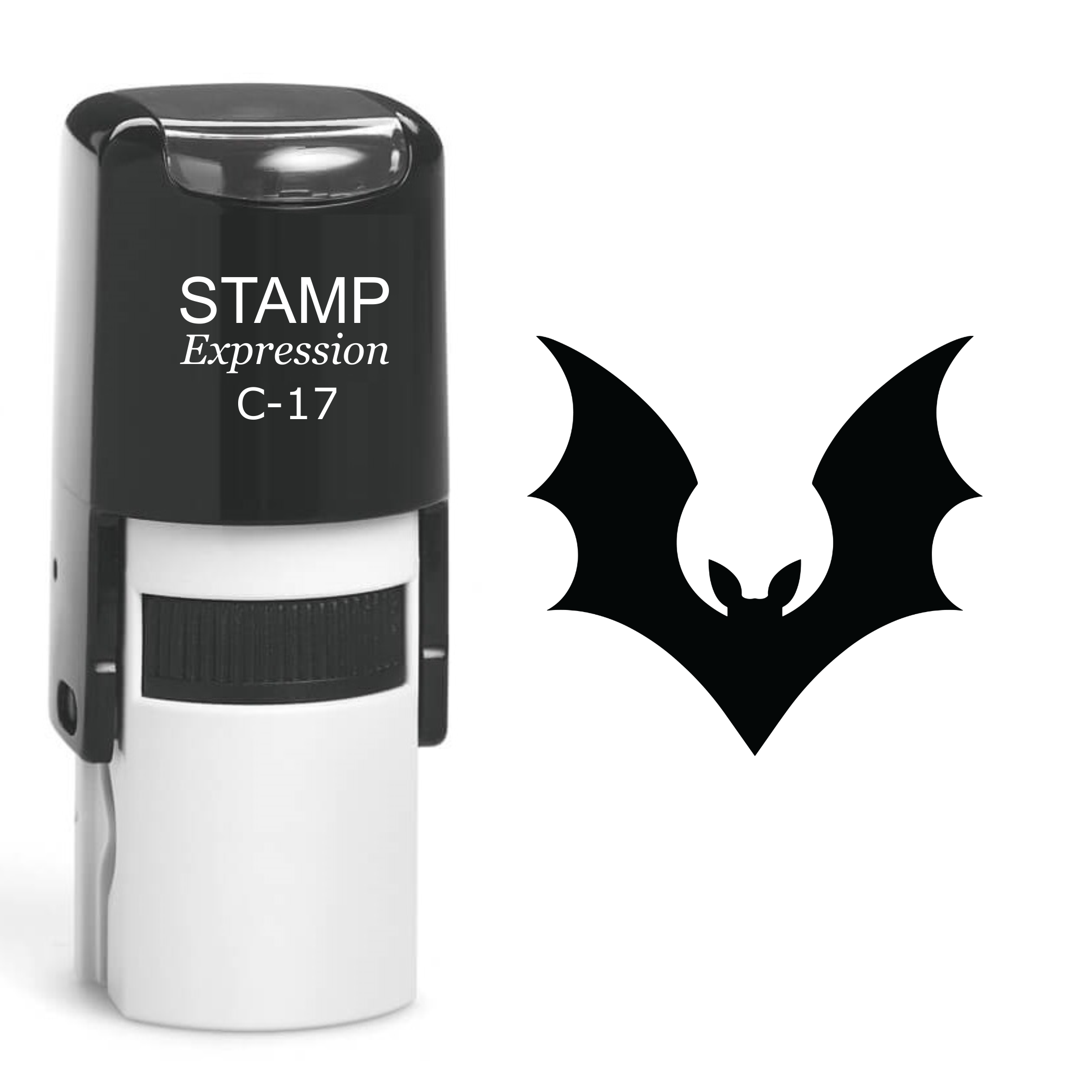 Bat Halloween Self Inking Rubber Stamp (SH-60366)