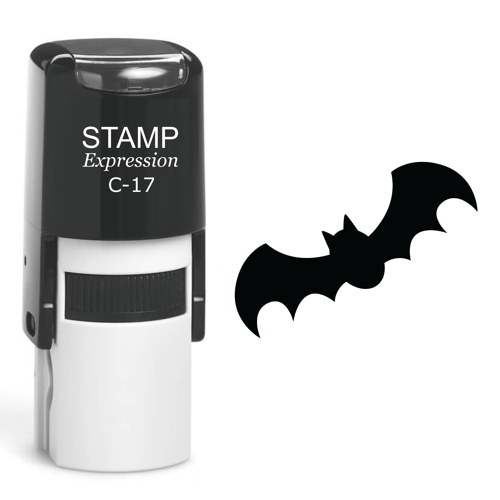 Bat Halloween Self Inking Rubber Stamp (SH-60367)