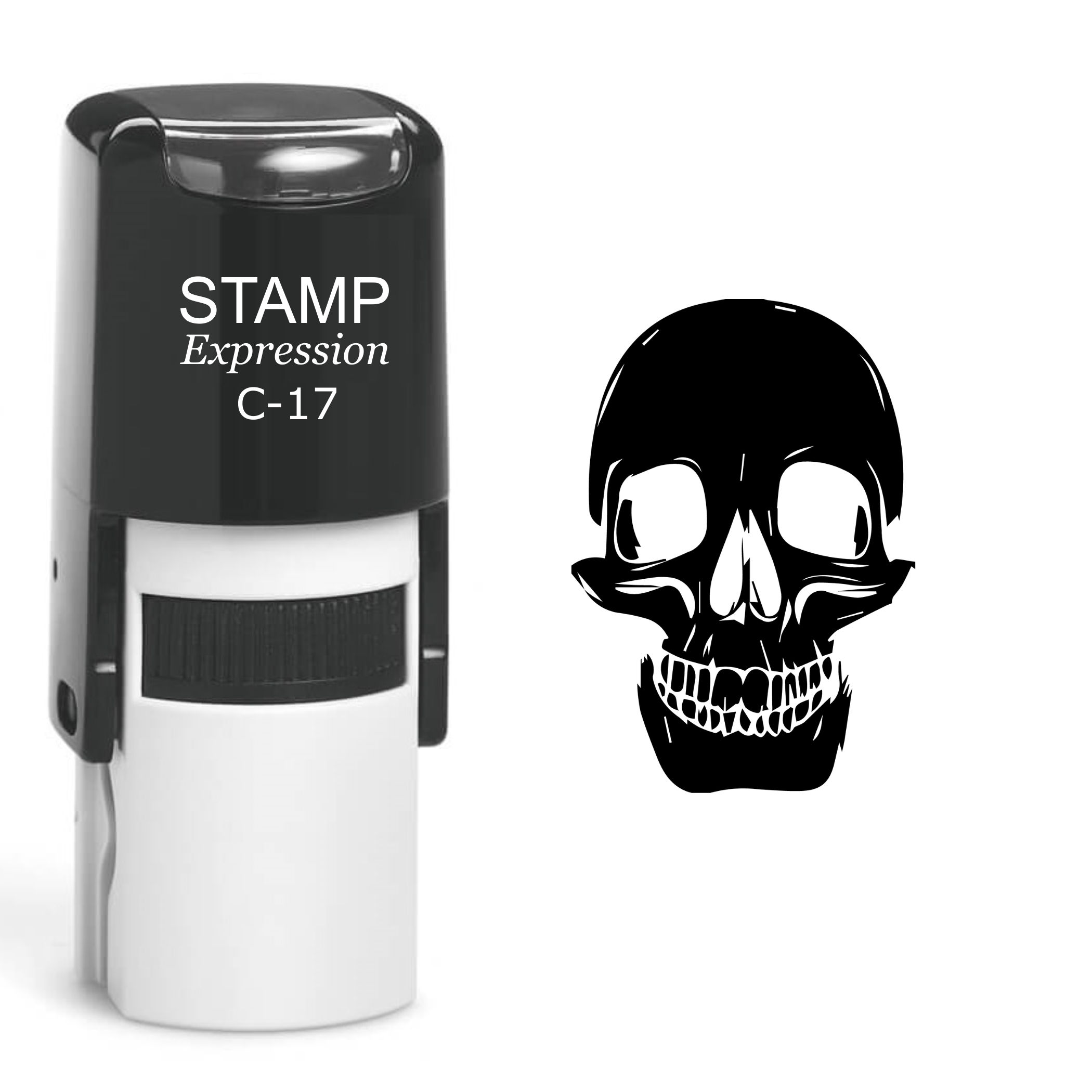 Skull Self Inking Rubber Stamp (SH-60506)