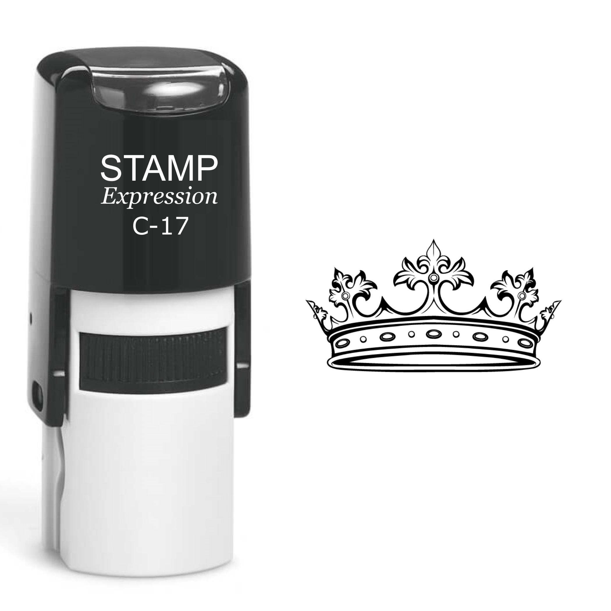 Crown Self Inking Rubber Stamp (SH-60611)