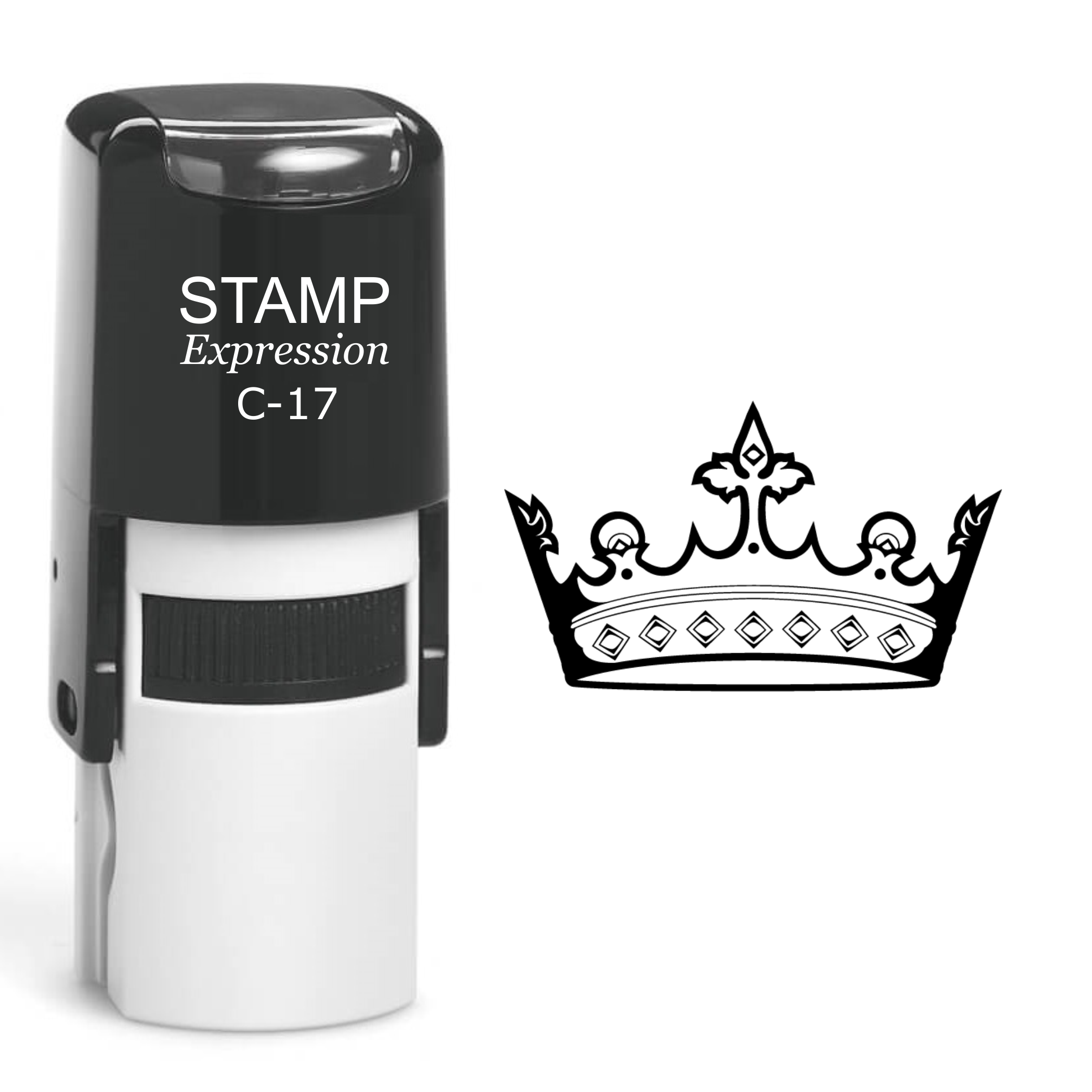 Crown Self Inking Rubber Stamp (SH-60619)